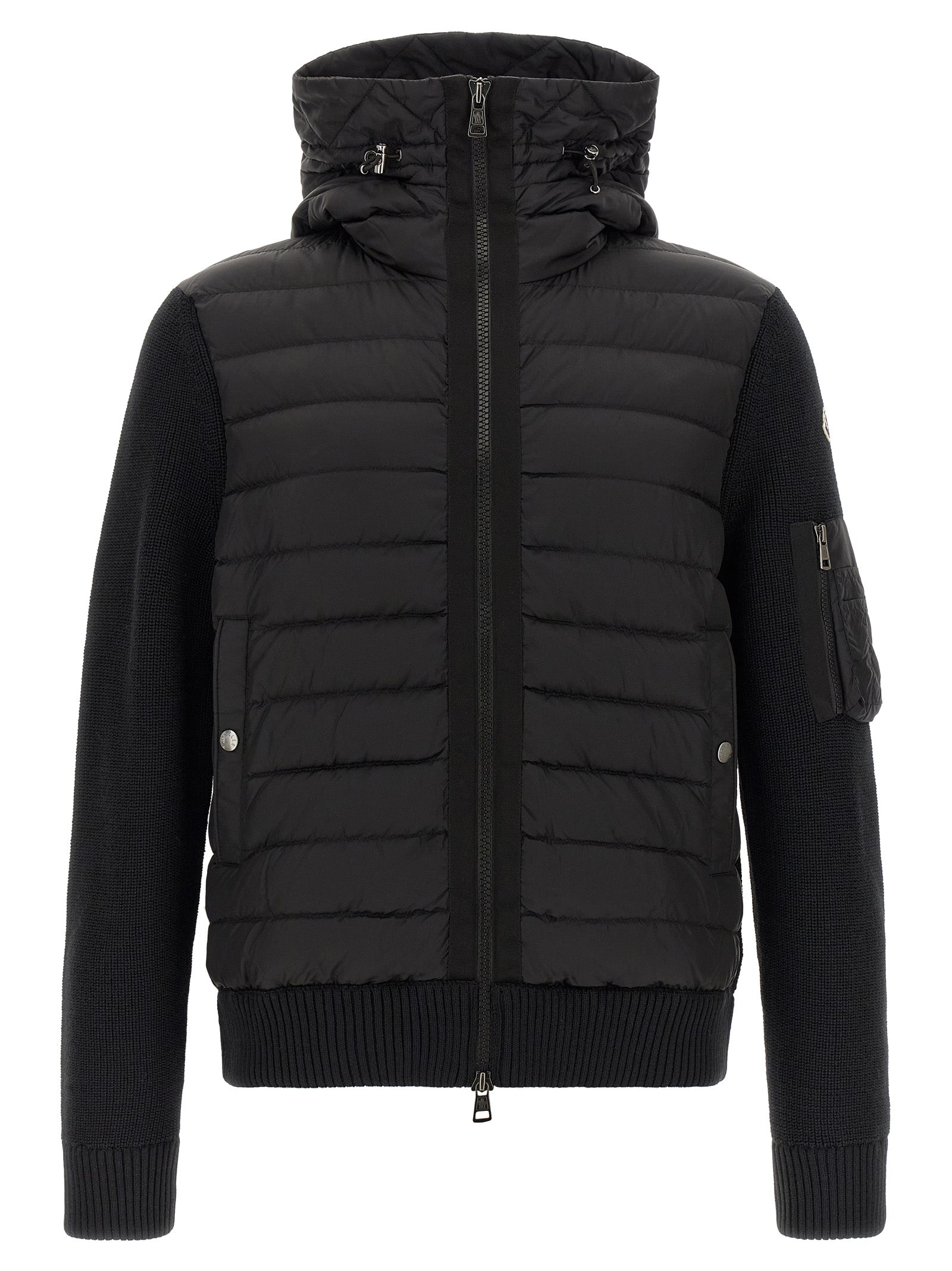 Moncler Black Polyamide Cardigan