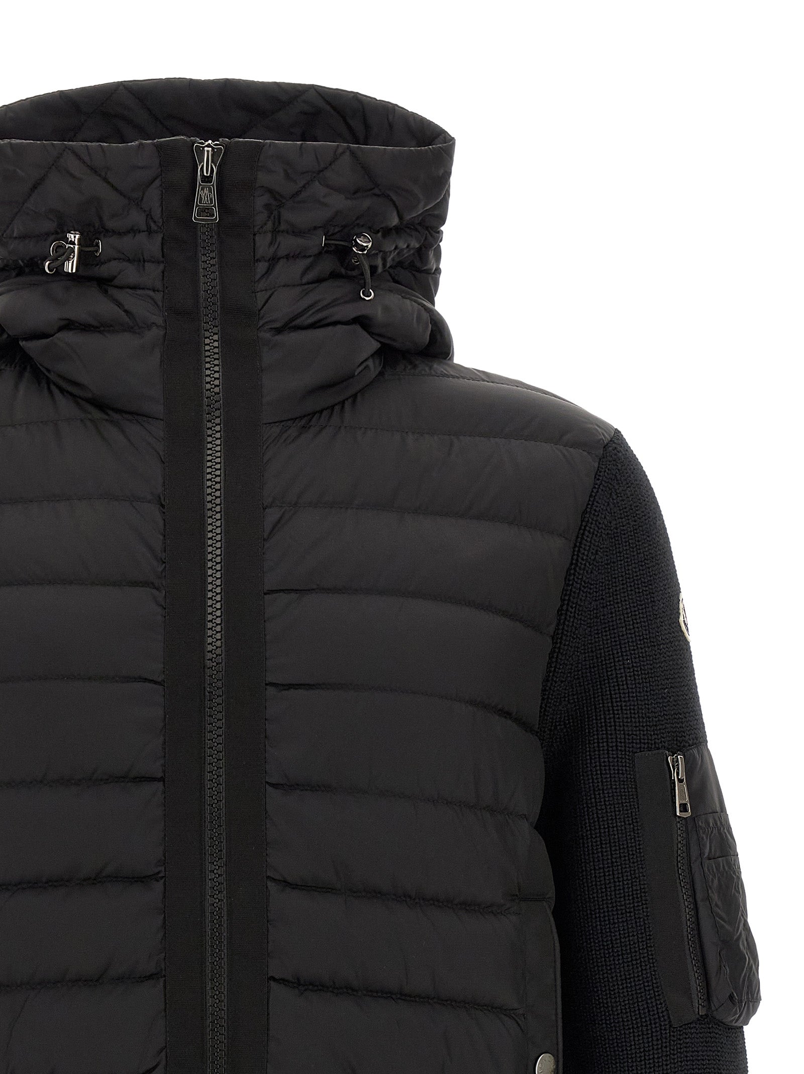 Moncler Black Polyamide Cardigan