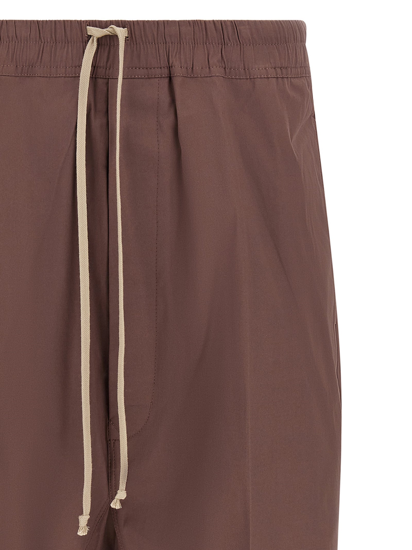 Rick Owens Brown Cotton Bermuda Shorts