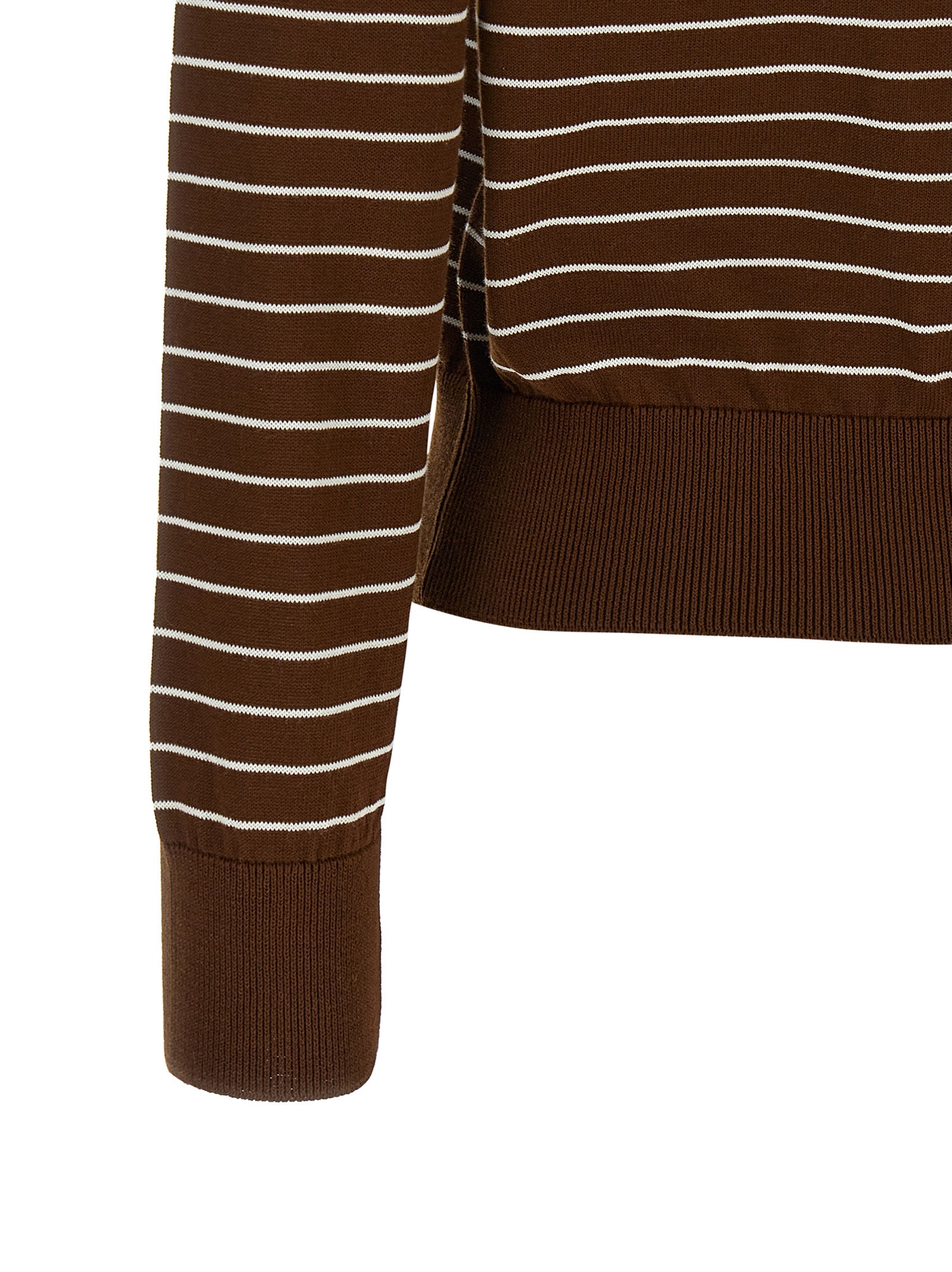 A.P.C. Brown Cotton Cardigan