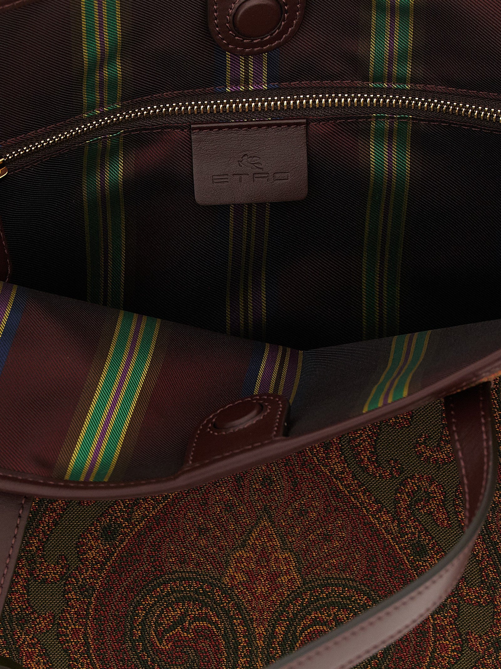 Etro Multicolor Polyester Tote Bag