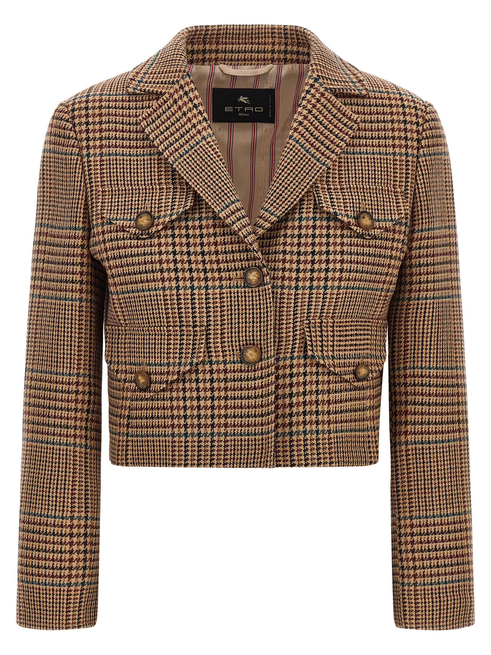 Etro Brown Wool Blazer