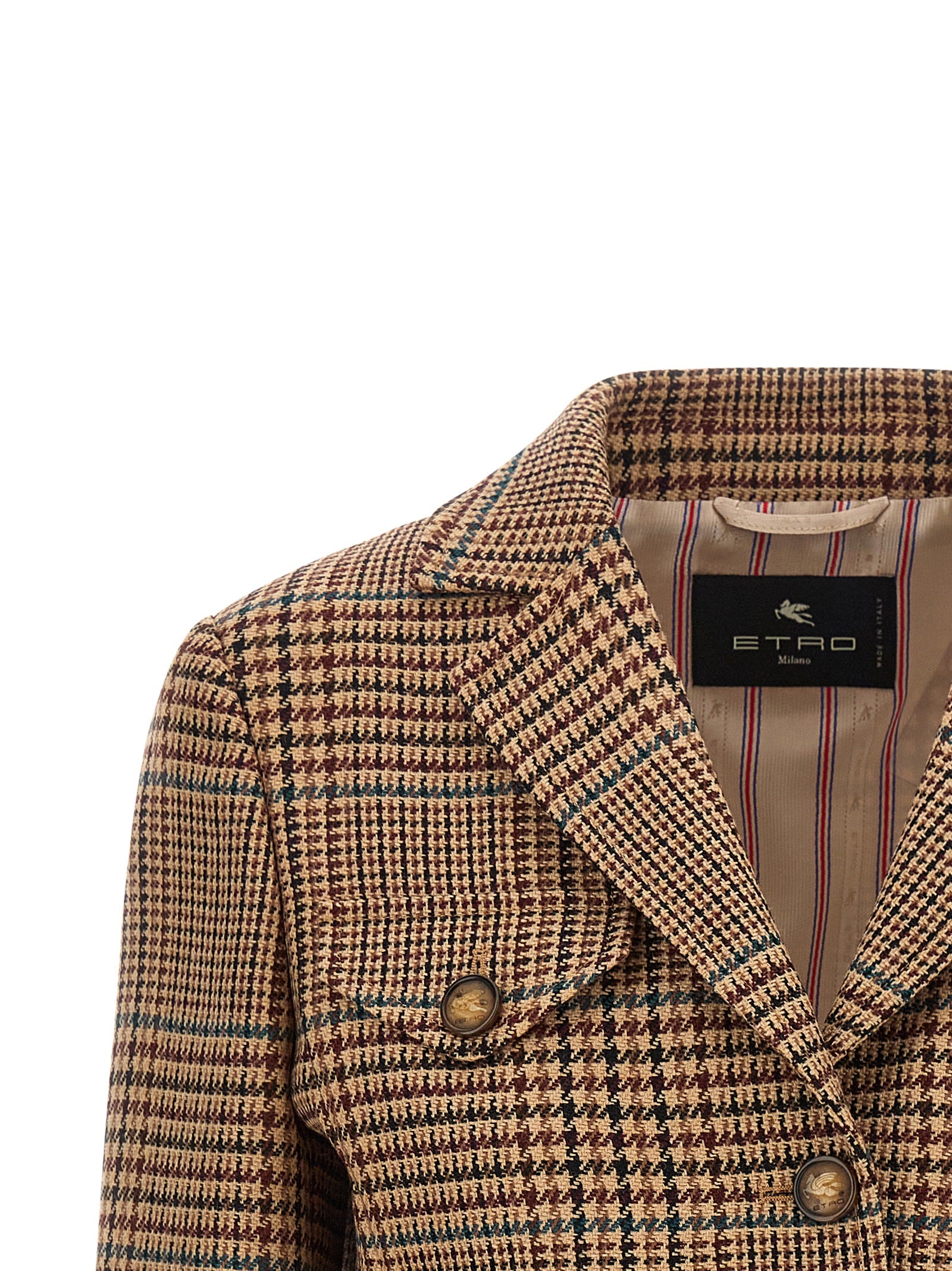 Etro Brown Wool Blazer