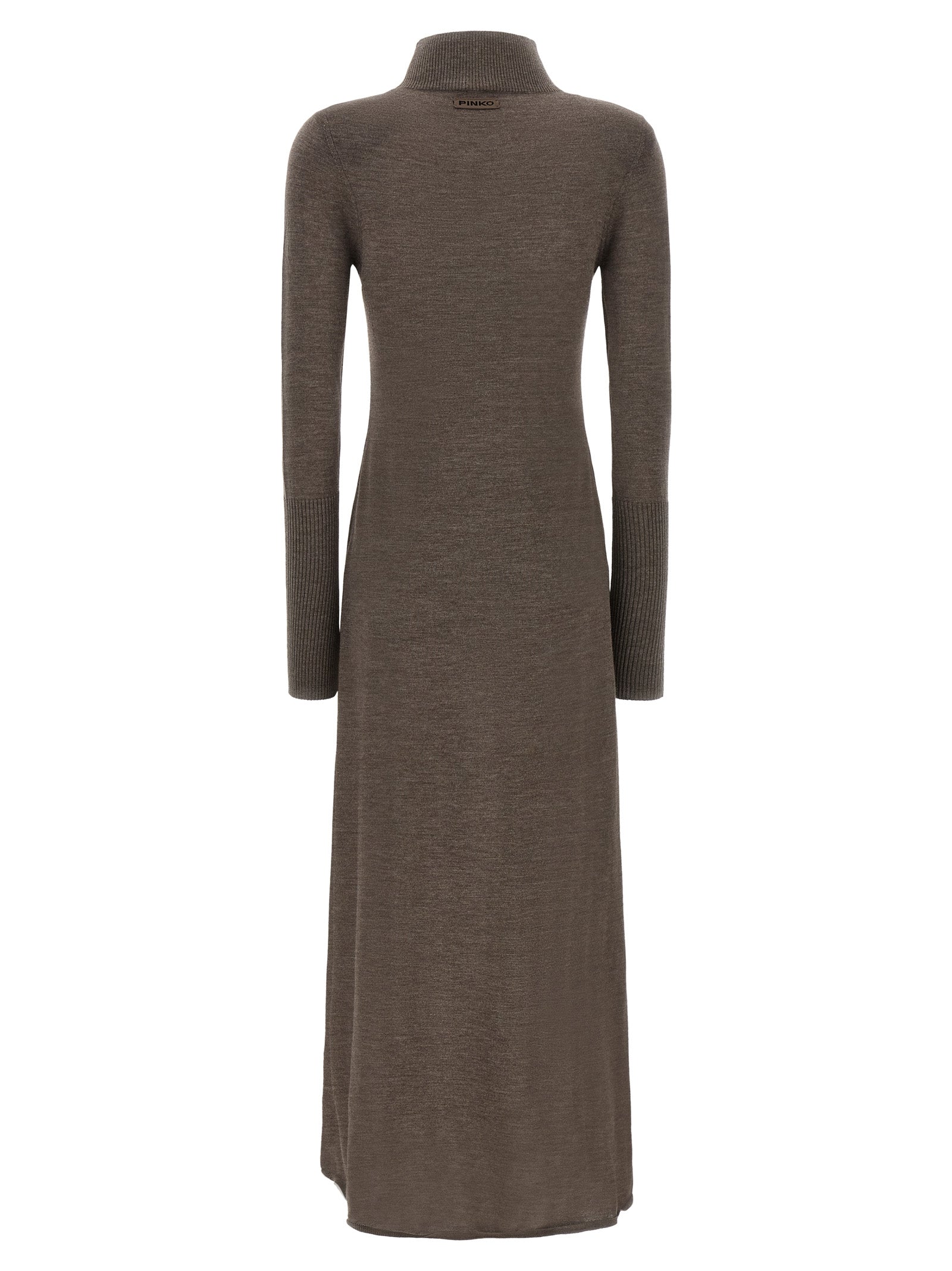 PINKO Beige Wool Long Dress