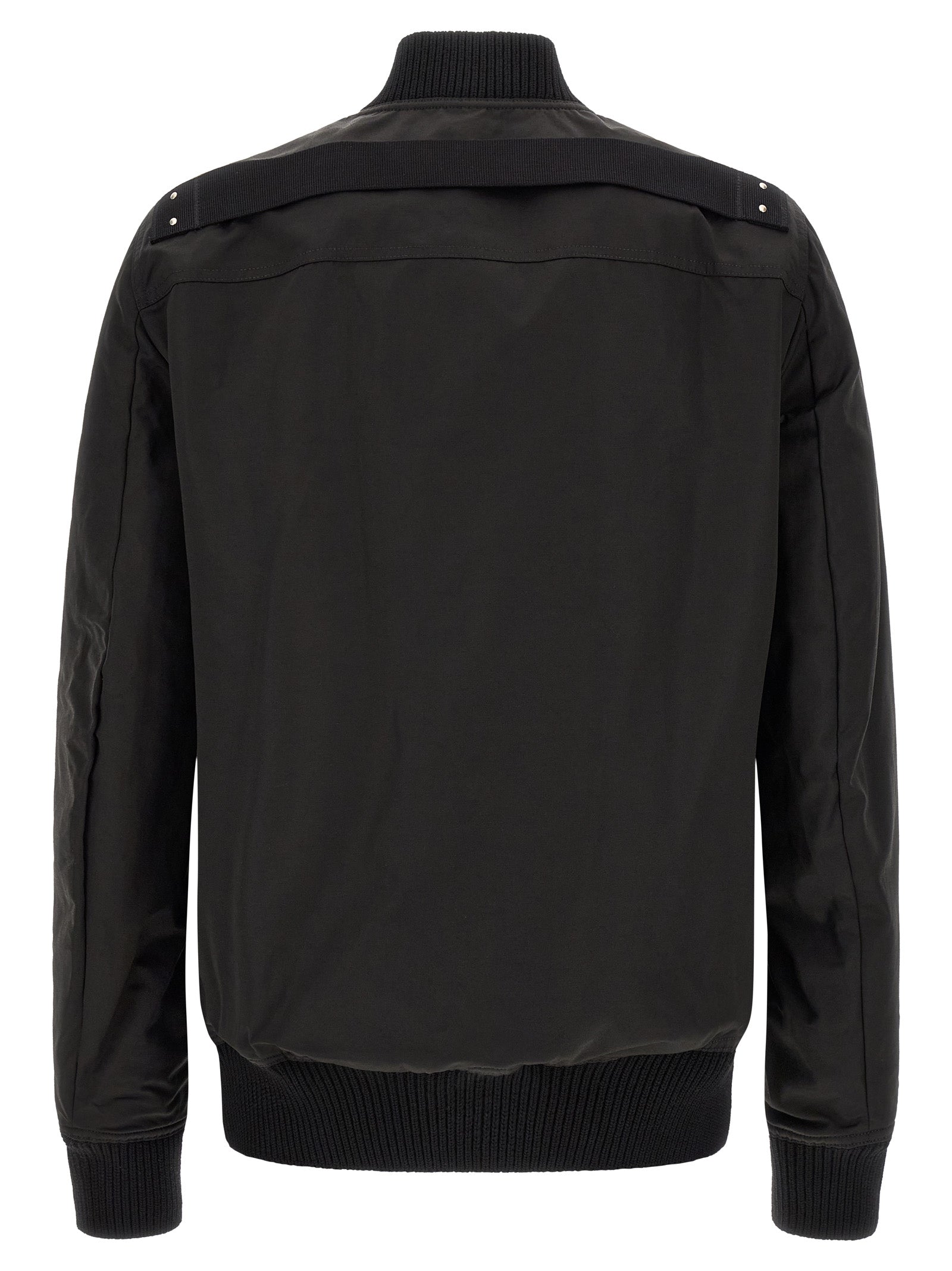 Rick Owens Black Nylon Bomber