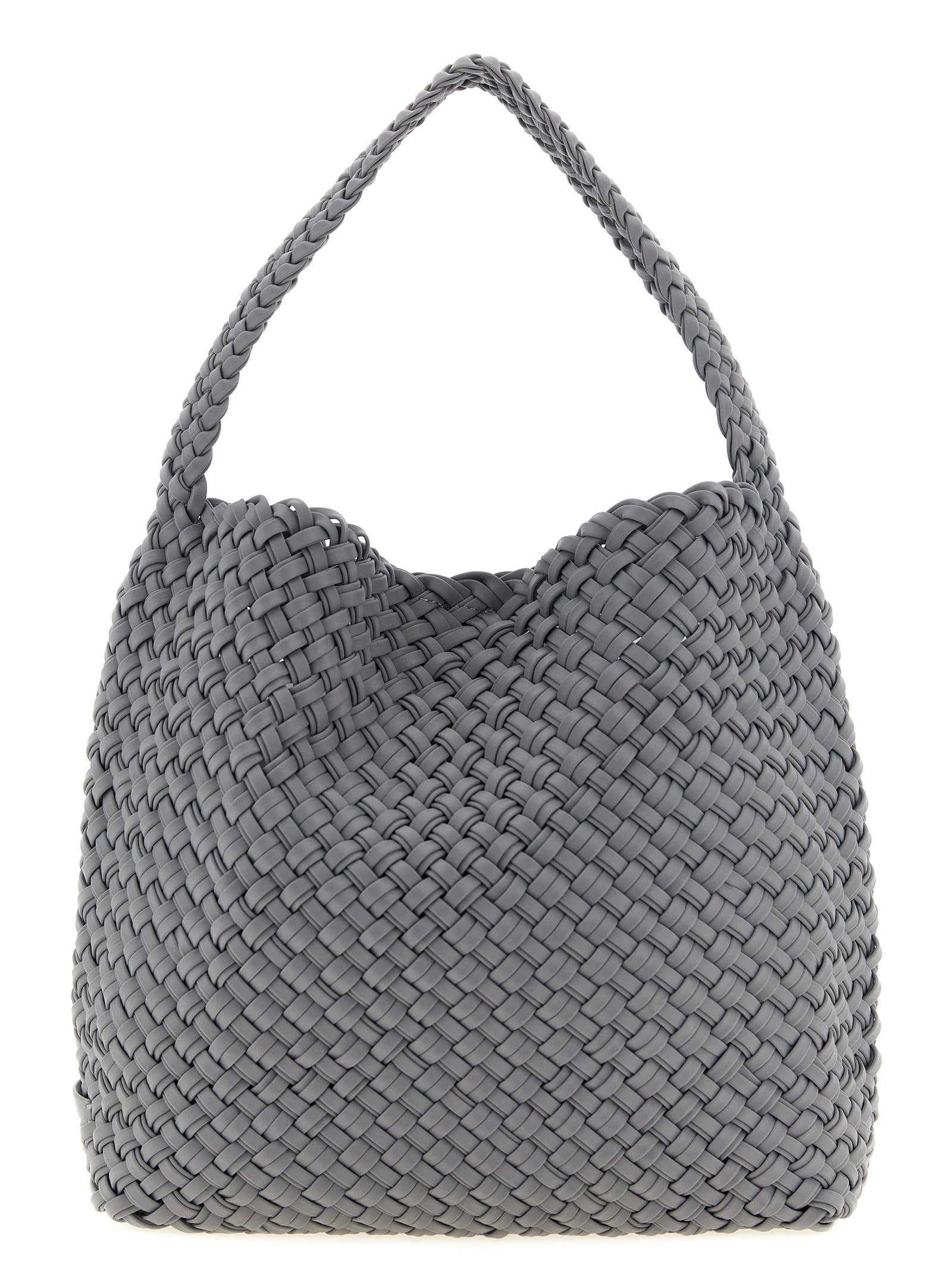 NAGHEDI Gray Nylon Shoulder Bag