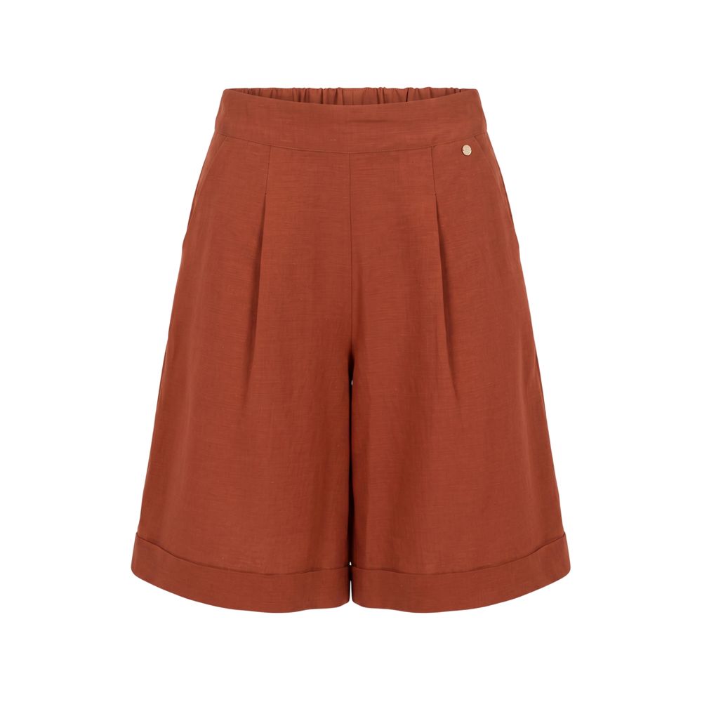 Trussardi Jeans Brown Viscose Women Shorts