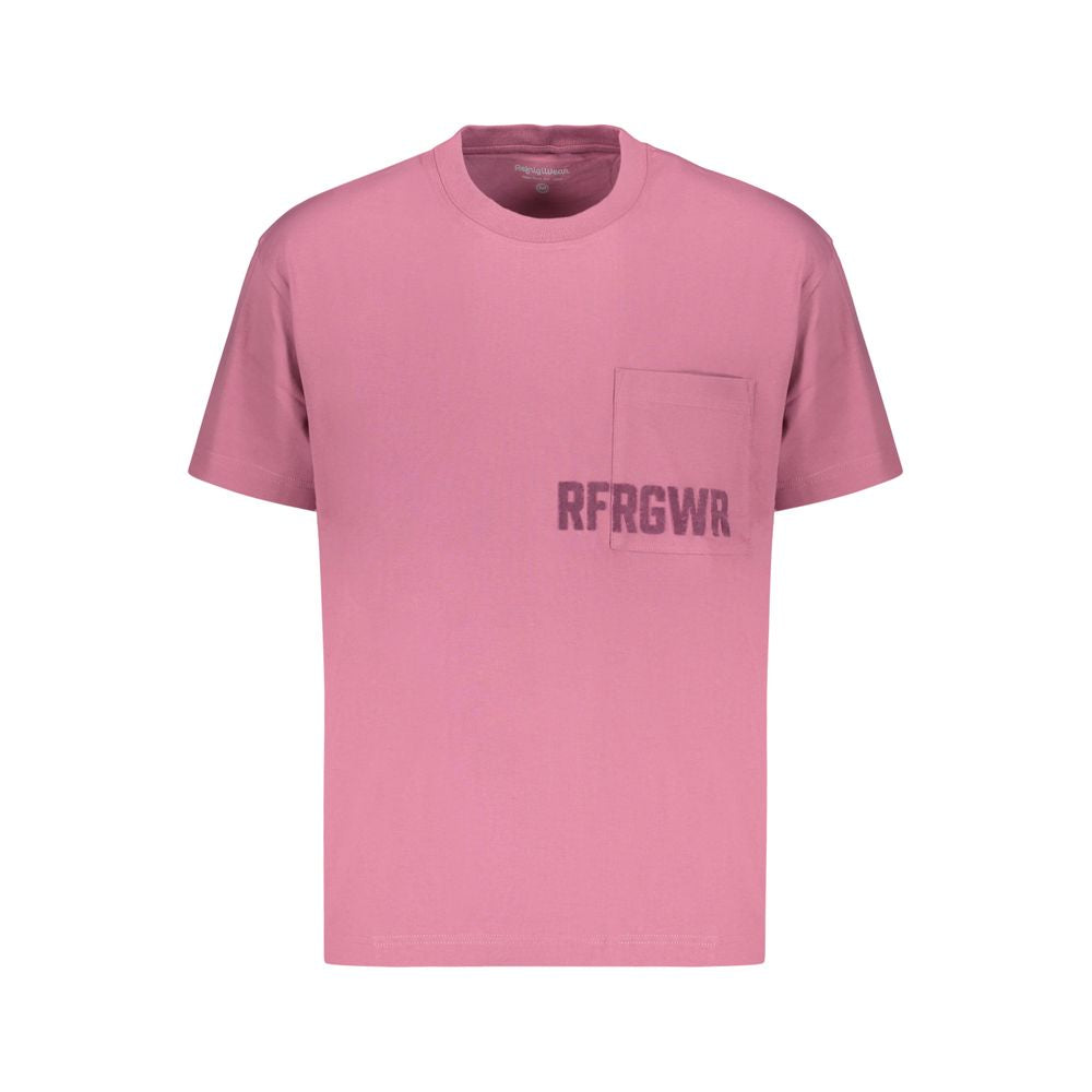 Refrigiwear Purple Cotton Men's T-Shirt