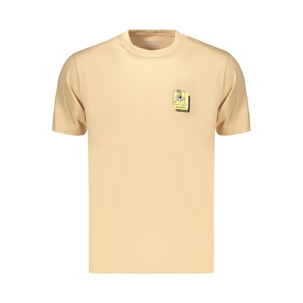Refrigiwear Beige Cotton Men's T Shirt