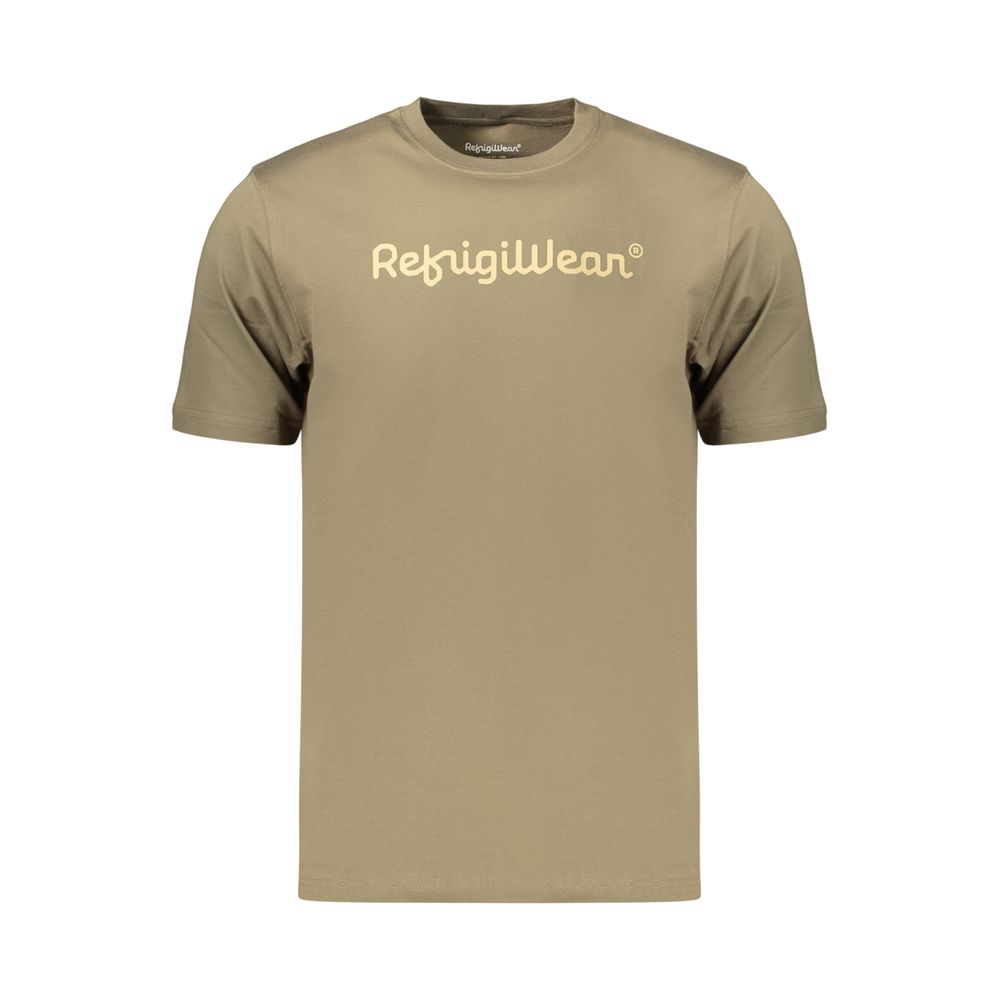 Refrigiwear Green Cotton Men's T-Shirt