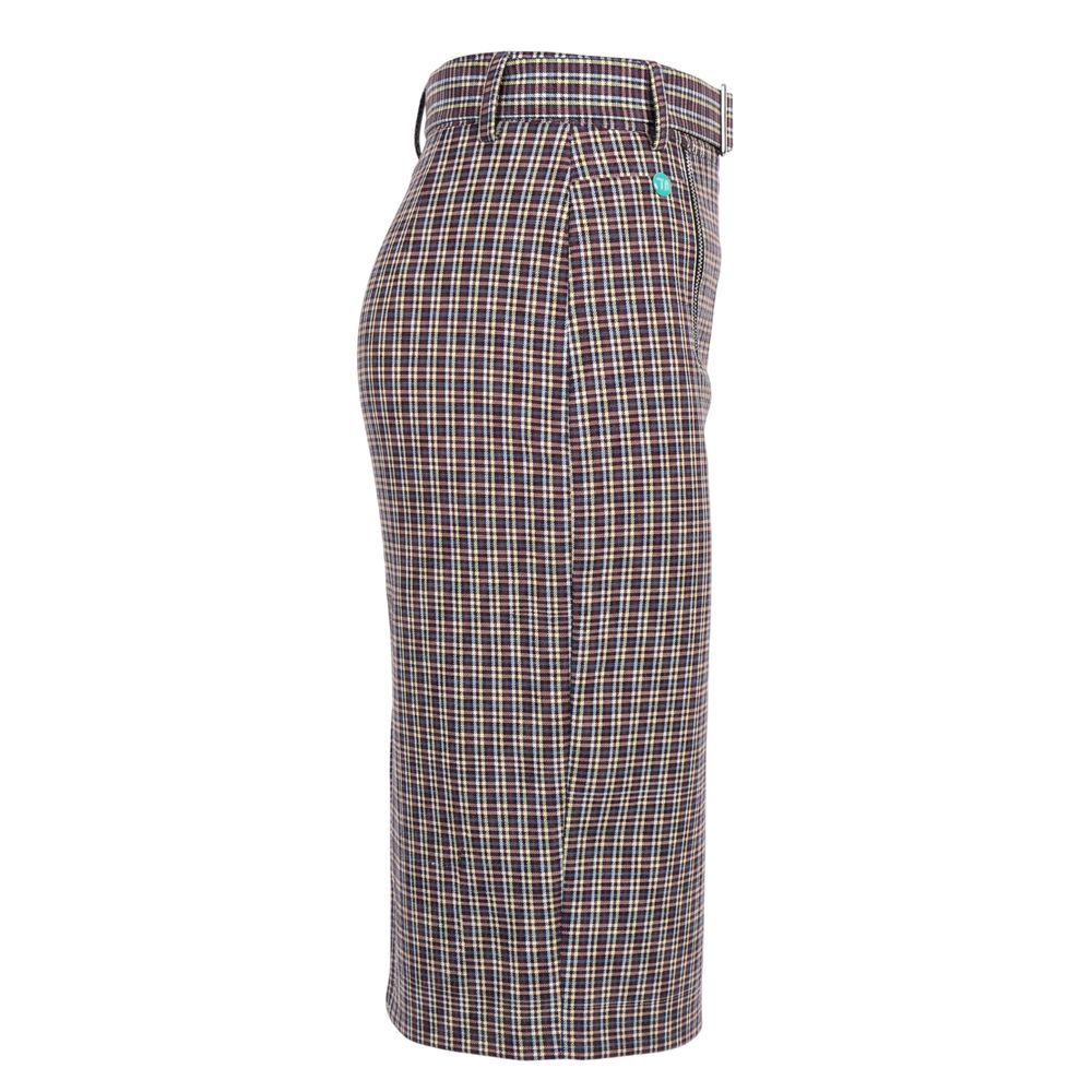 Trussardi Jeans Black Cotton Women Skirt