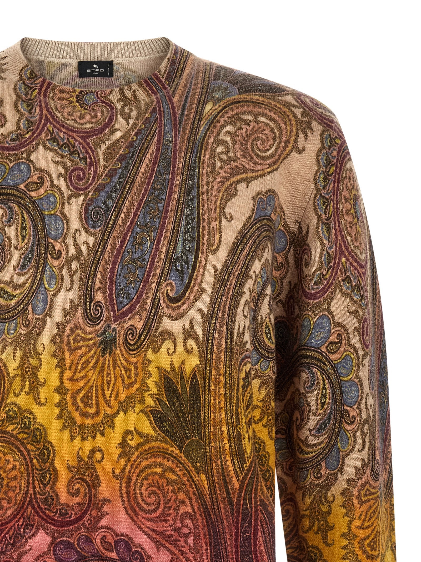 Etro Multicolor Wool Cardigan