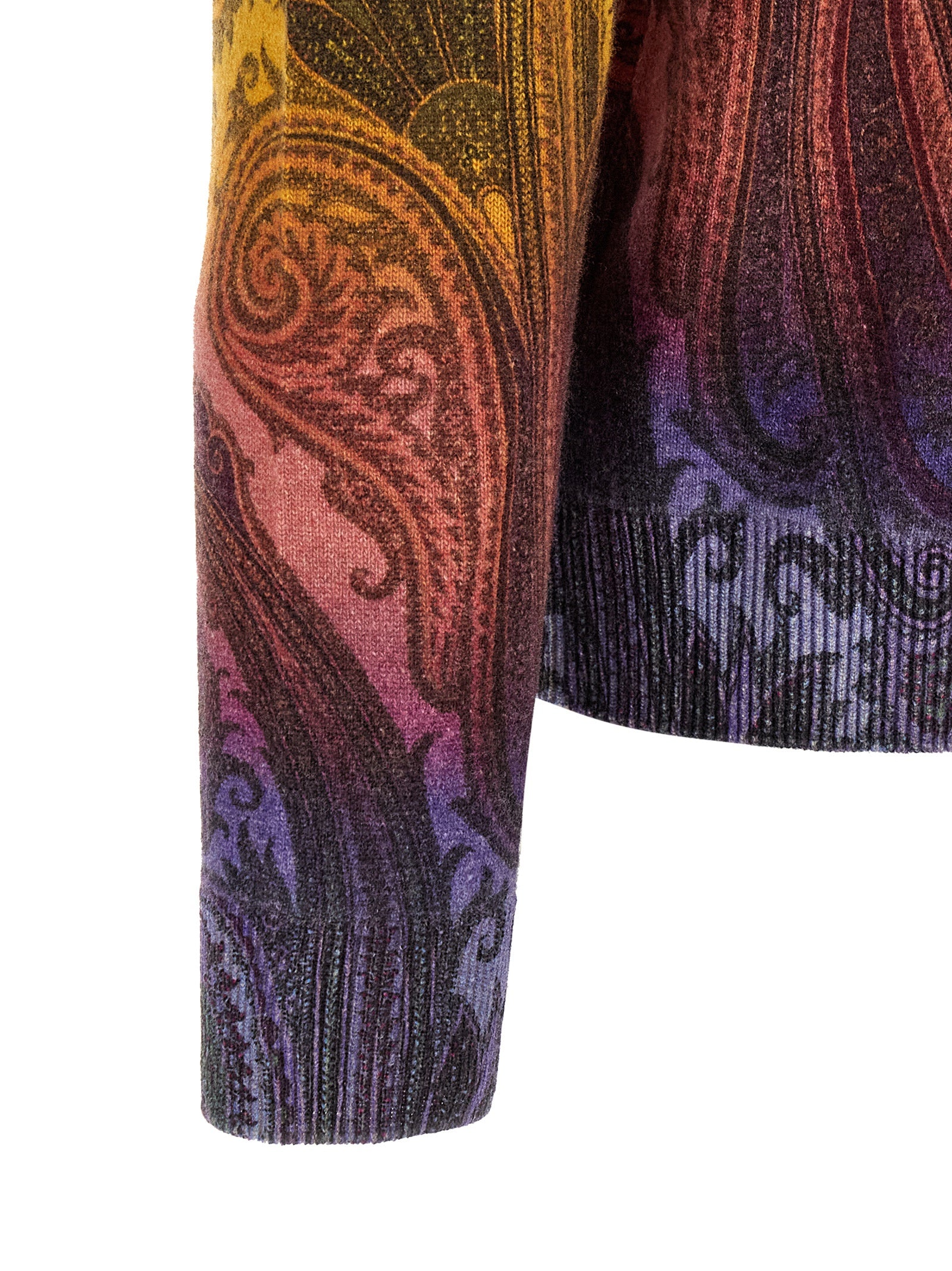 Etro Multicolor Wool Cardigan