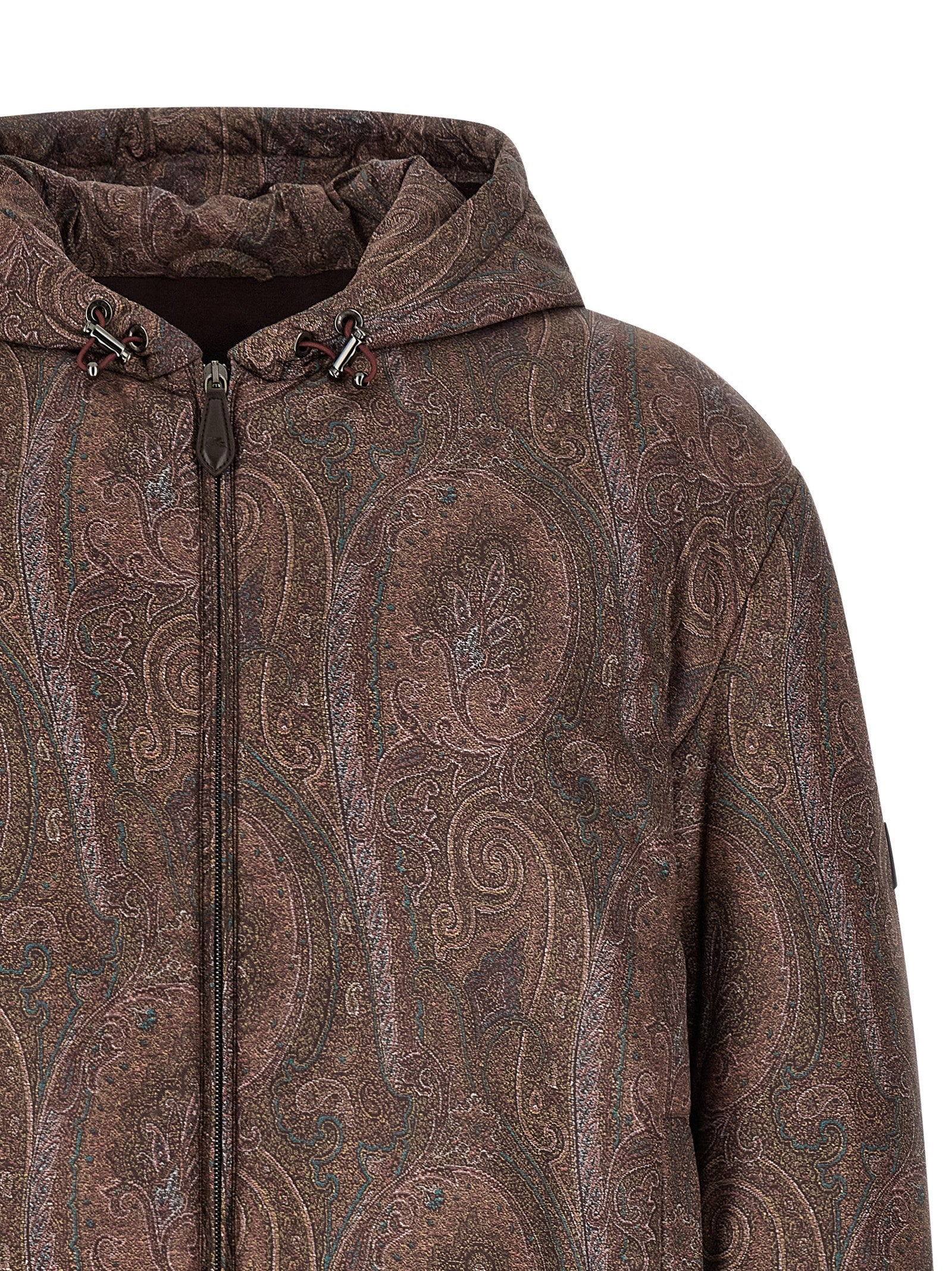 Etro Brown Polyester Bomber