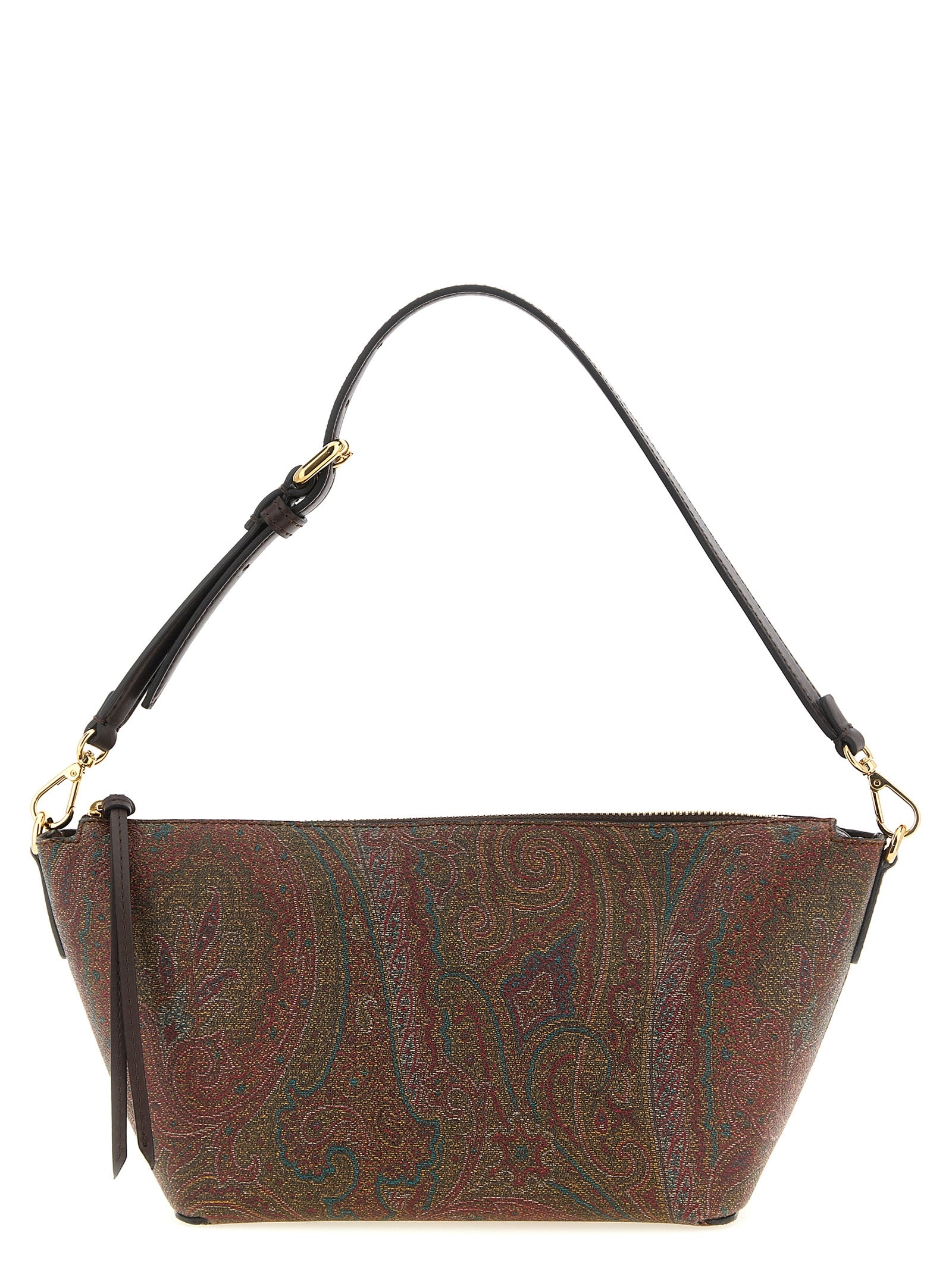 Etro Brown Cotton Crossbody Bag