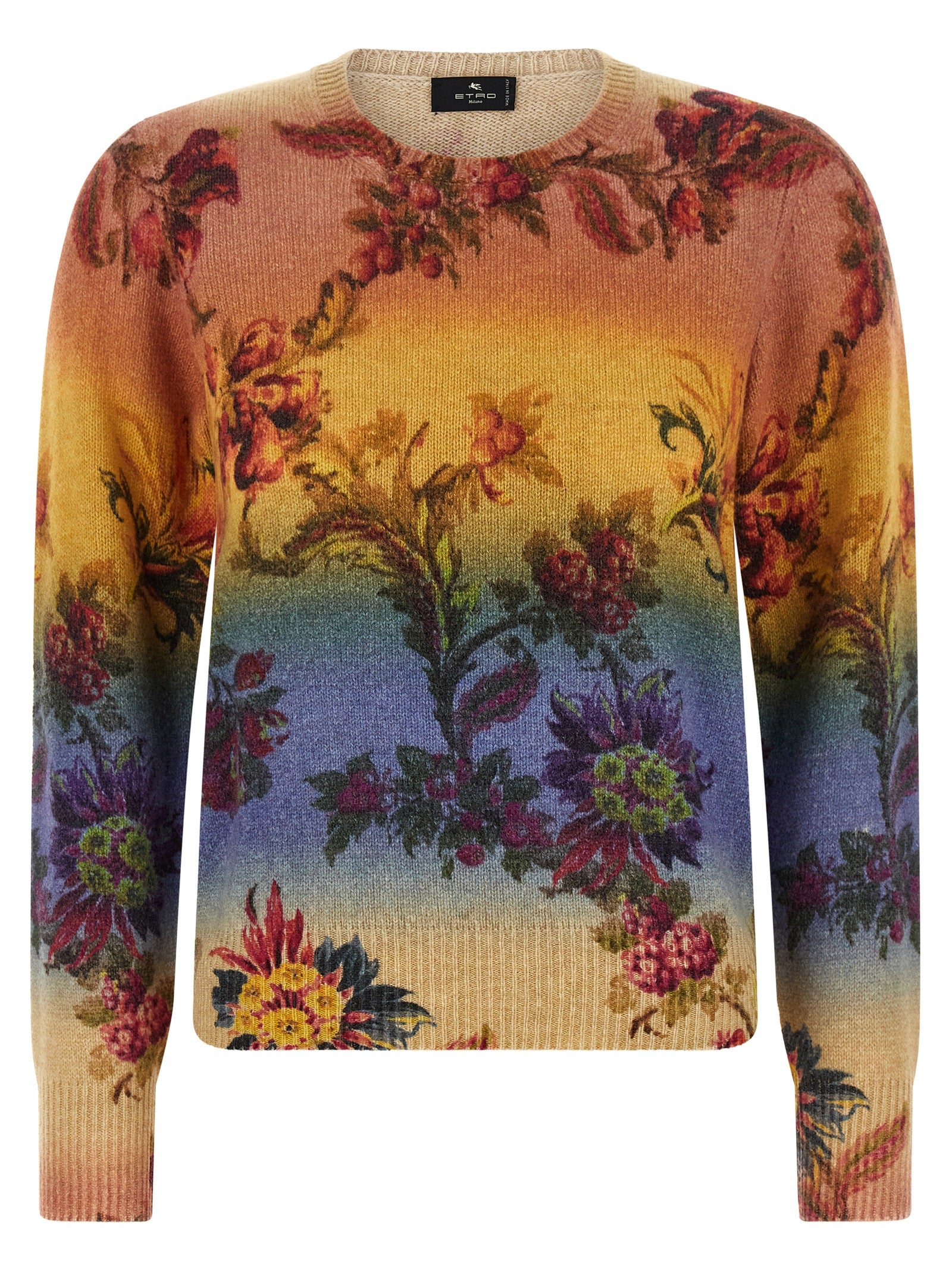 Etro Multicolor Wool Cardigan