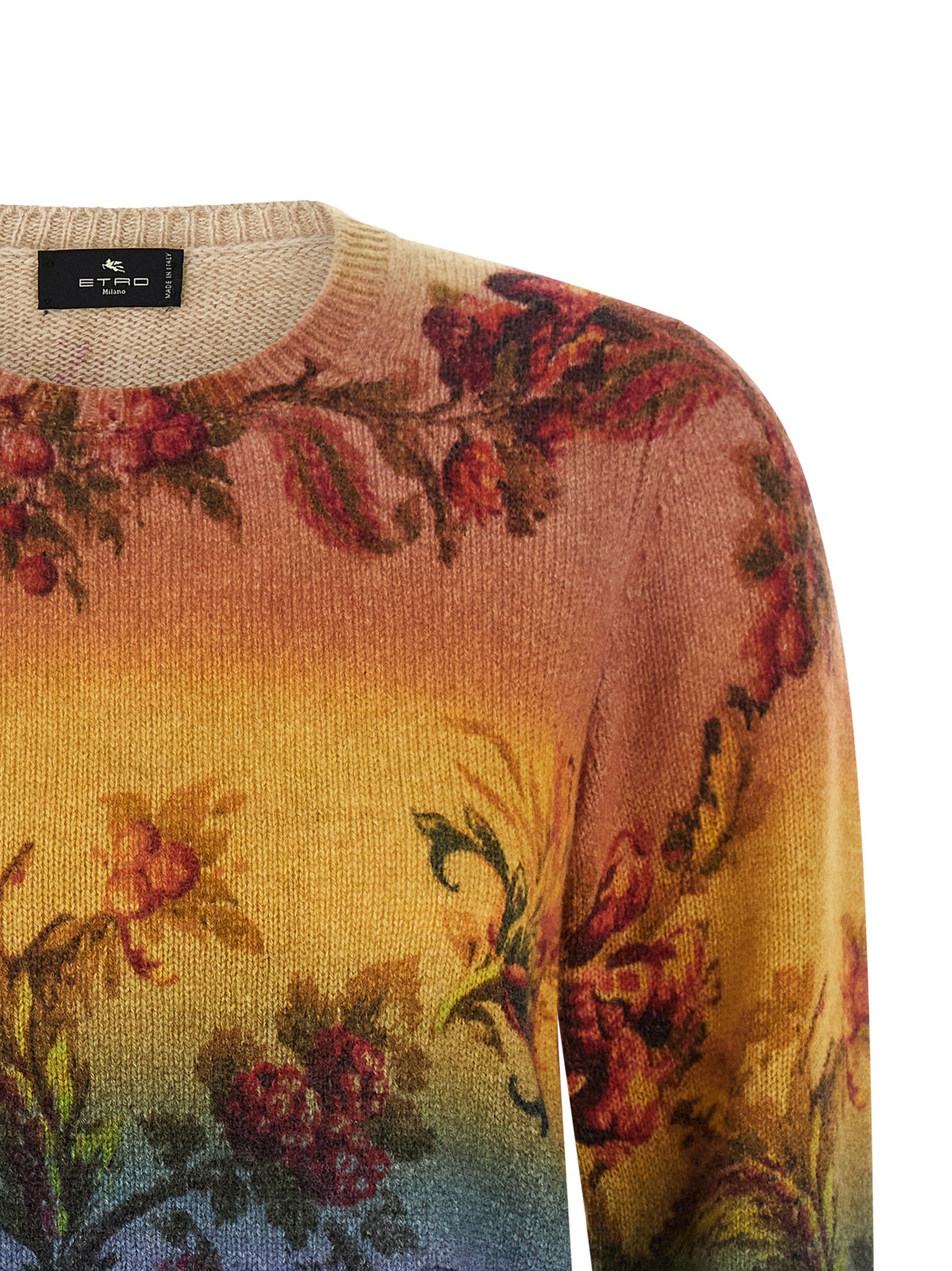Etro Multicolor Wool Cardigan