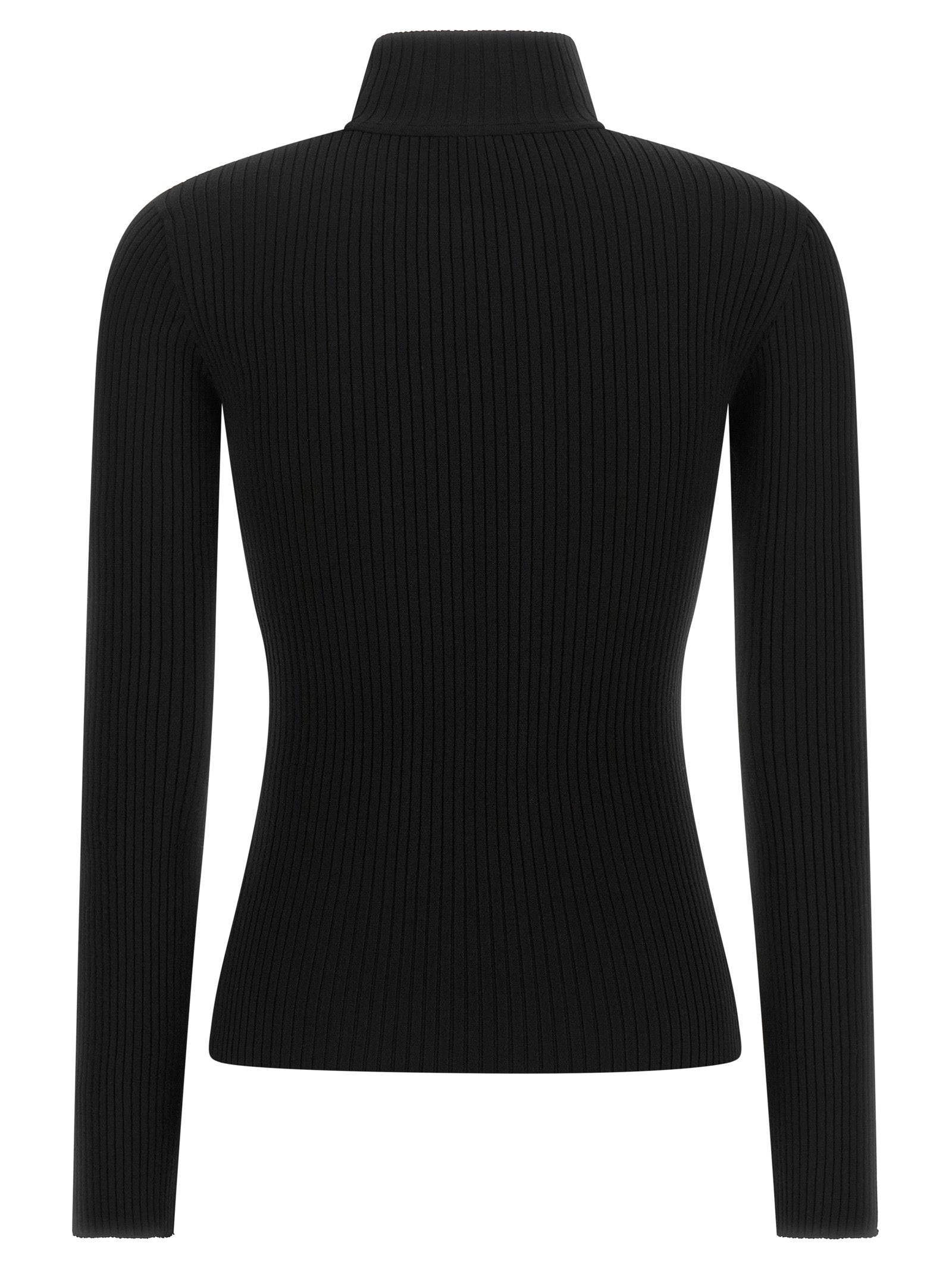 Courrèges Black Viscose Cardigan