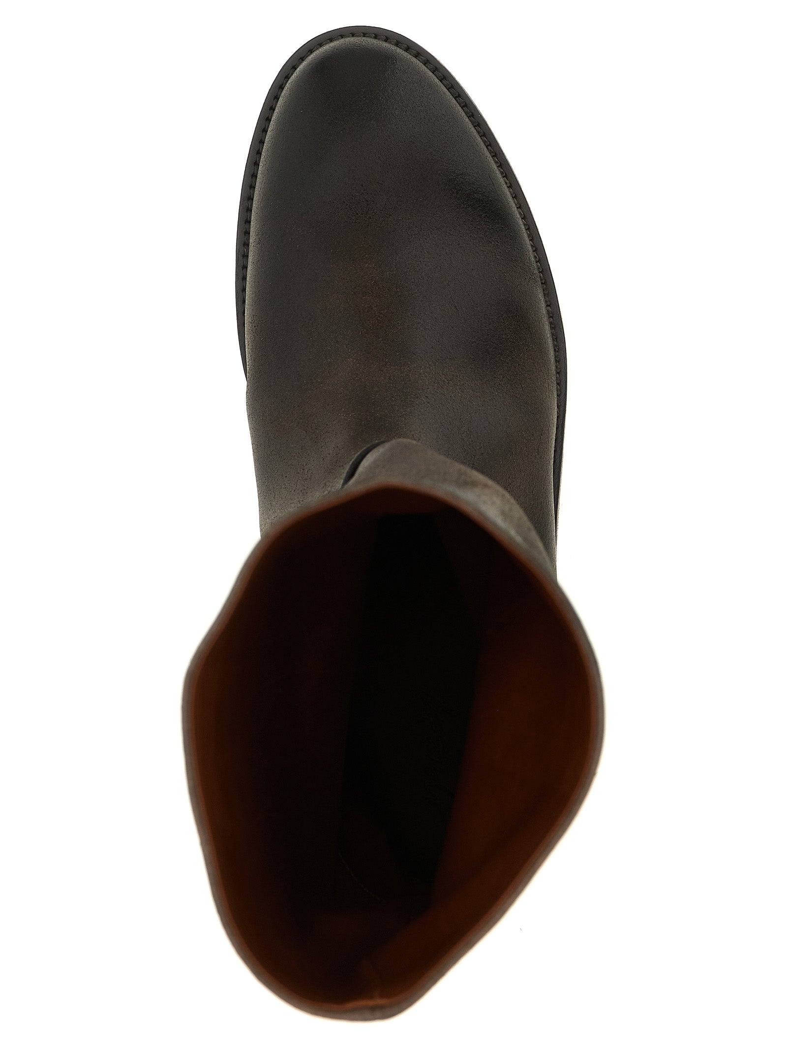 Marsell Brown Calfskin Over The Knee