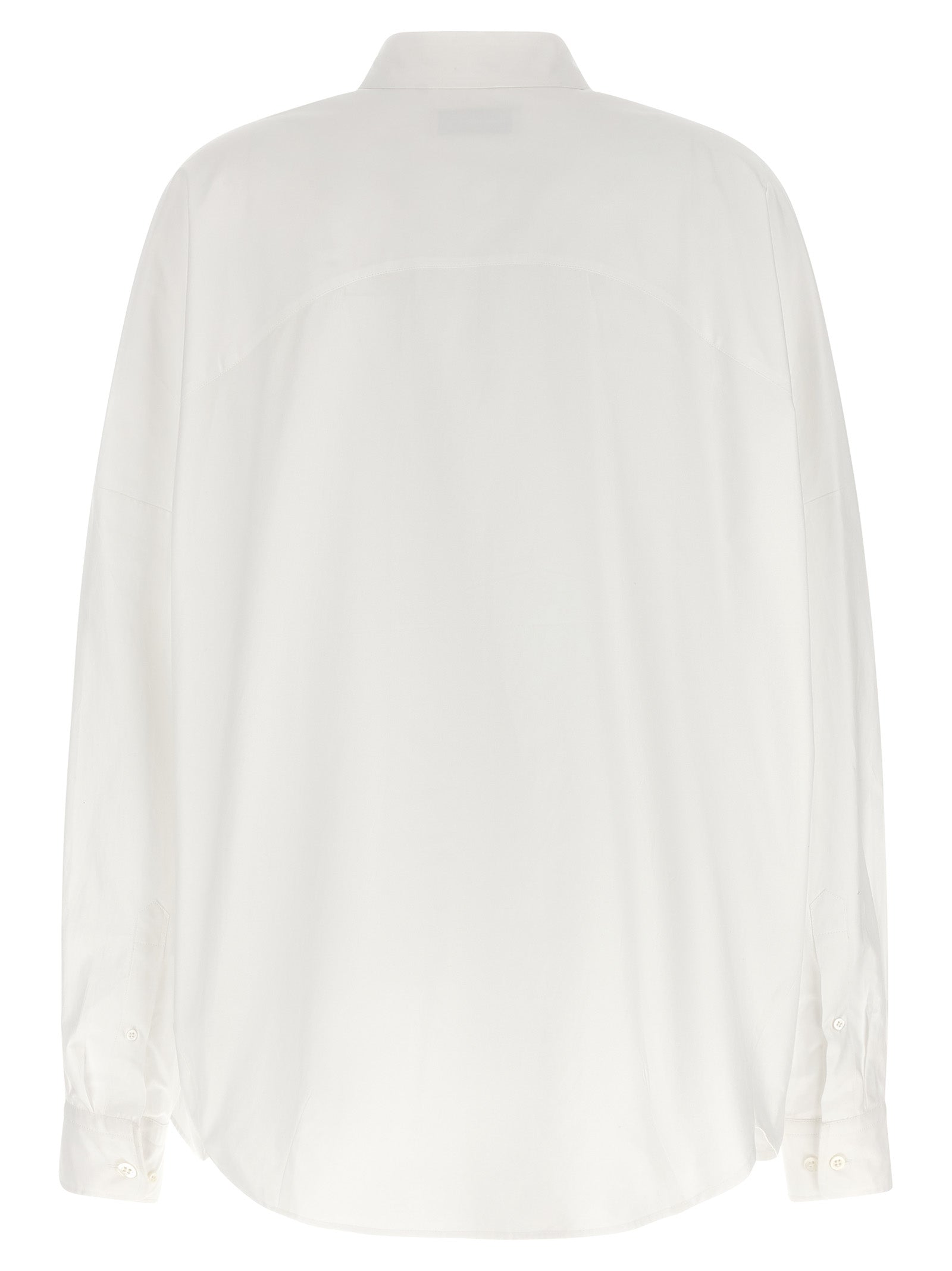 Dries Van Noten White Cotton Blouse