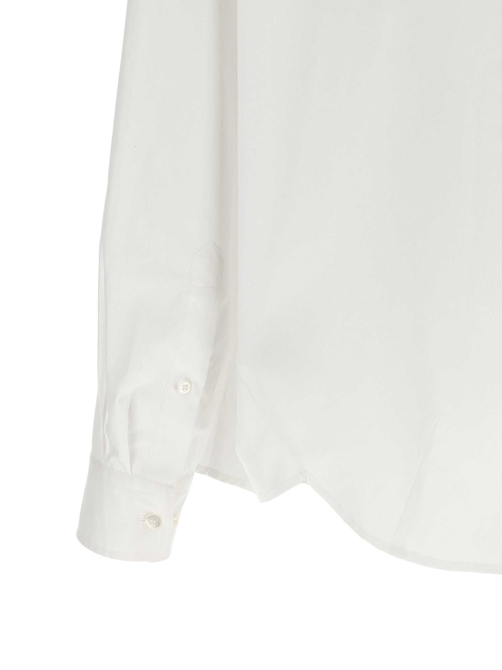 Dries Van Noten White Cotton Blouse