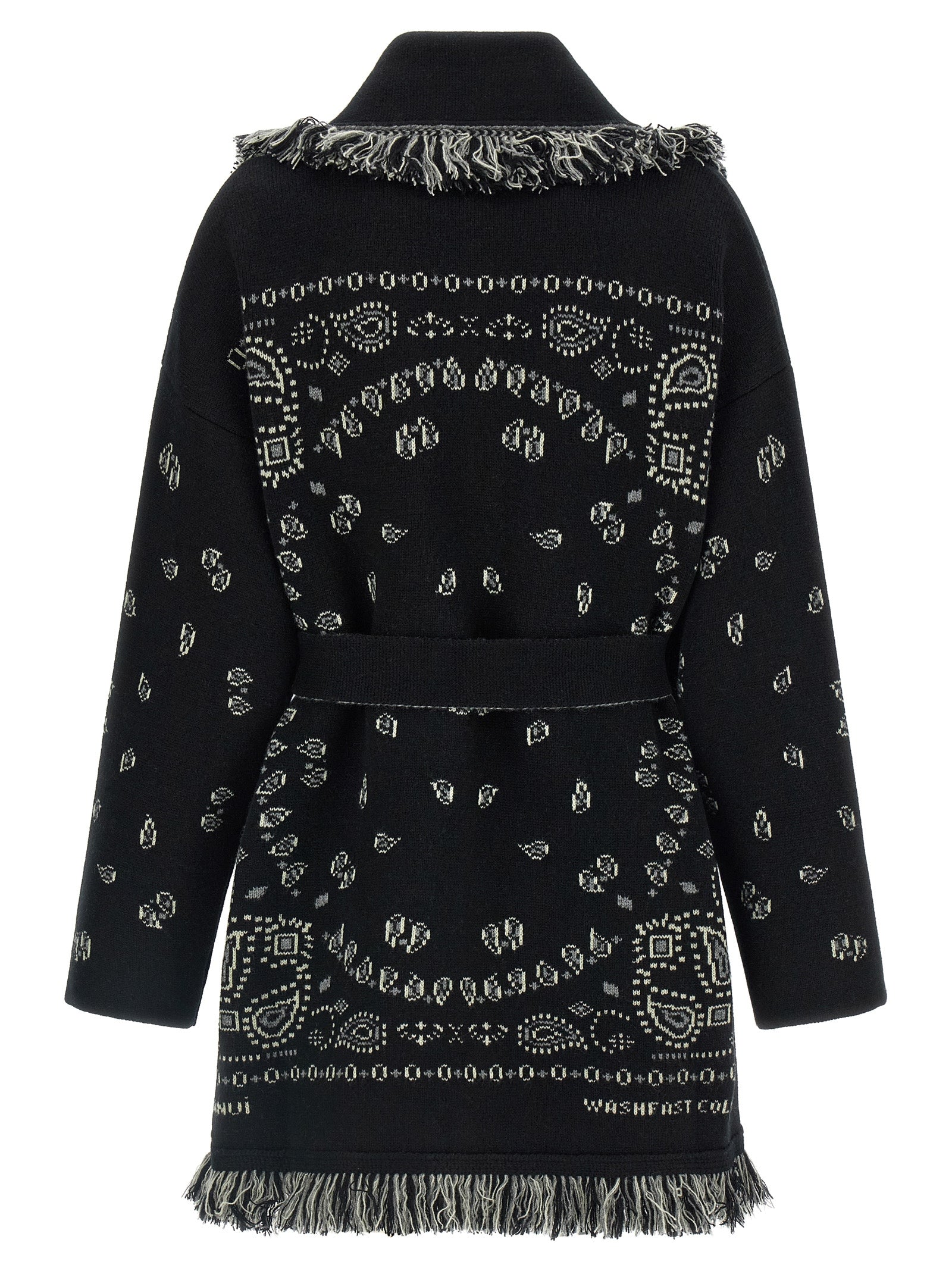 Alanui Black Cashmere Cardigan