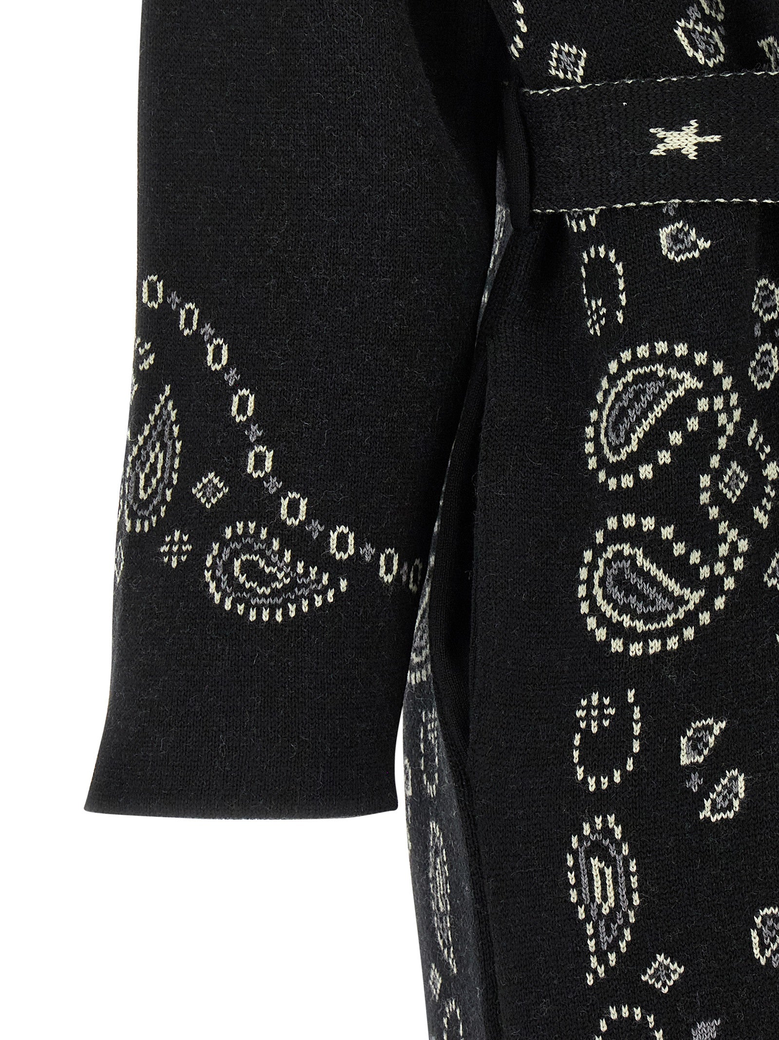 Alanui Black Virgin Wool Coat