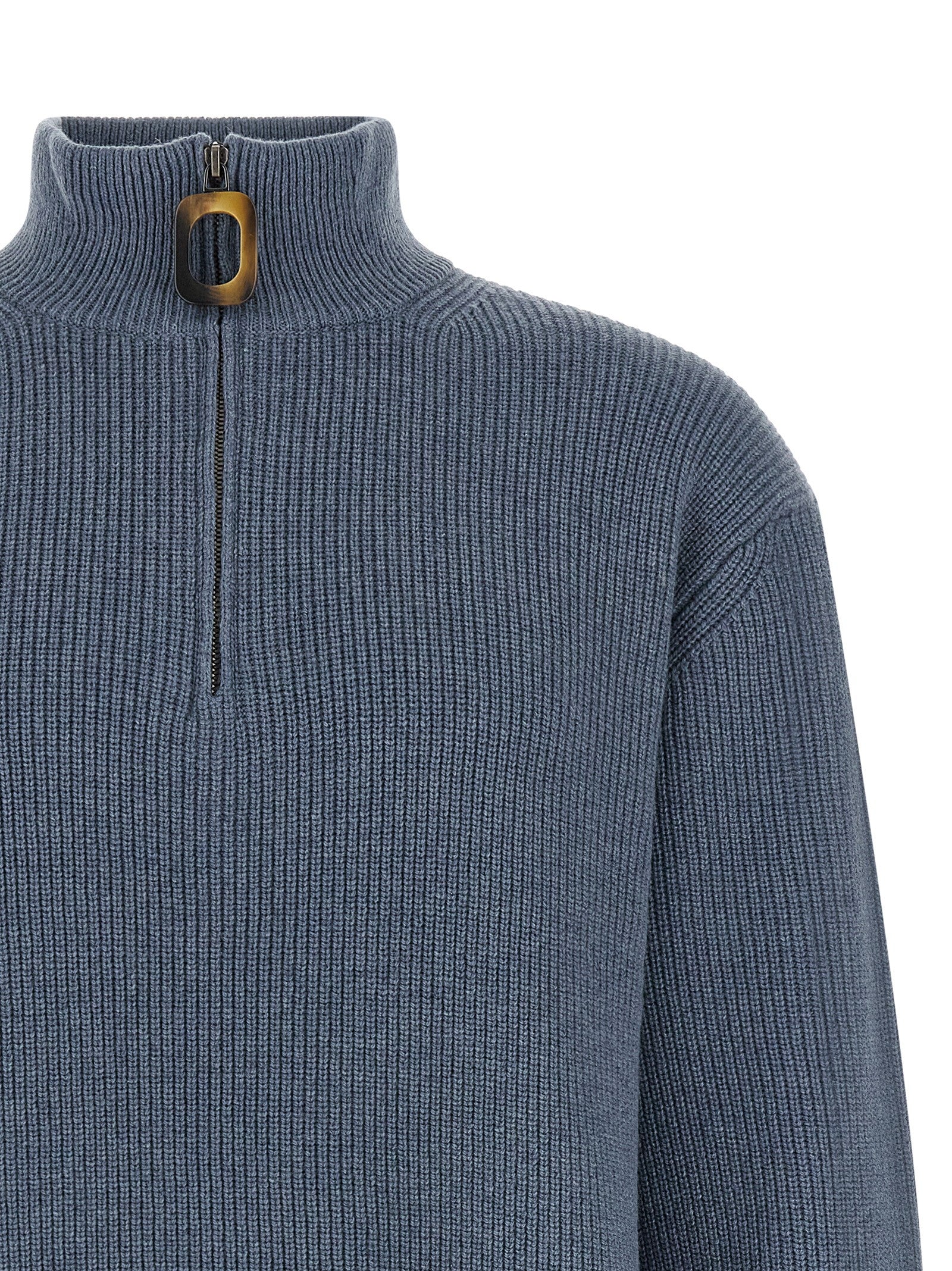 J.W.Anderson Blue Wool Cardigan