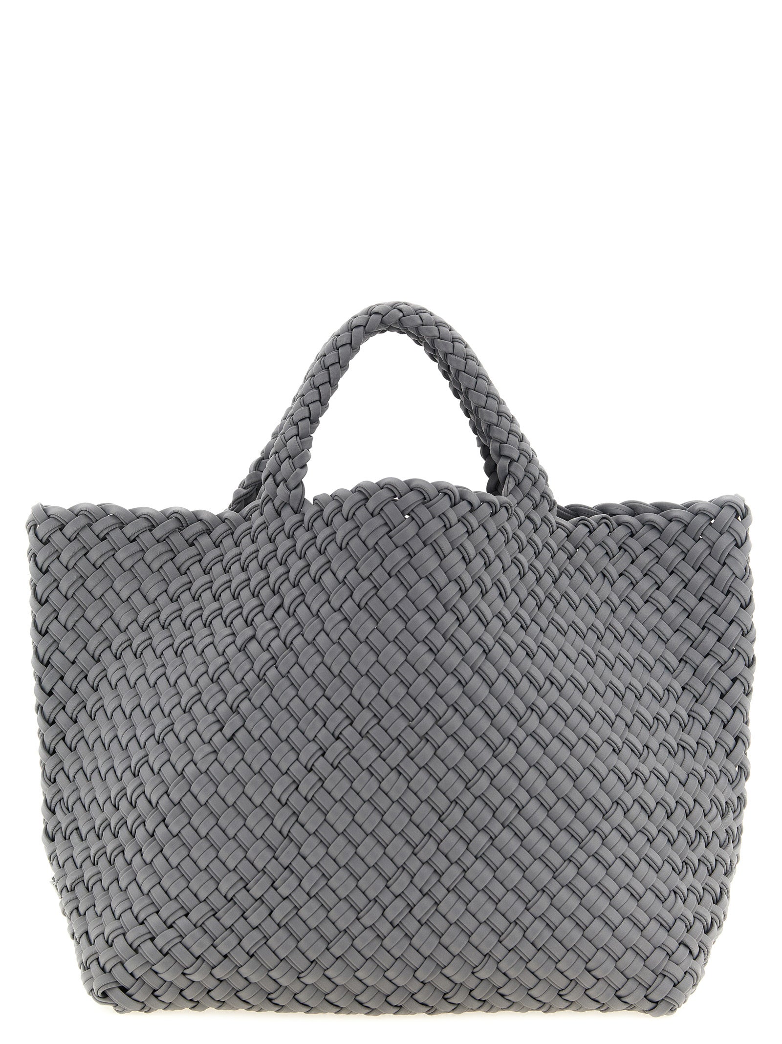 NAGHEDI Gray Nylon Tote Bag