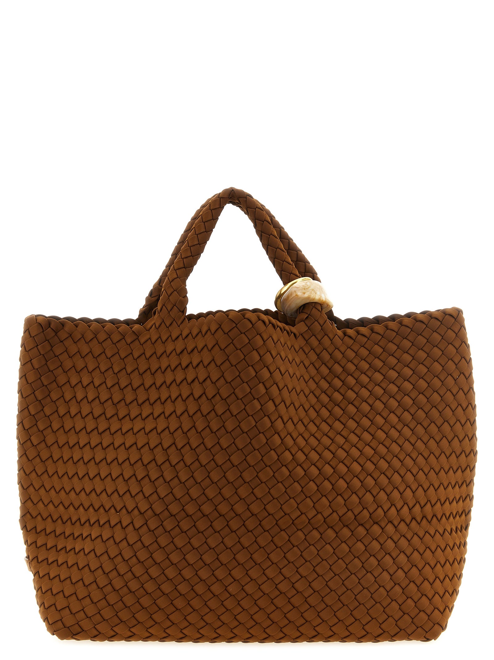NAGHEDI Brown Nylon Handbag