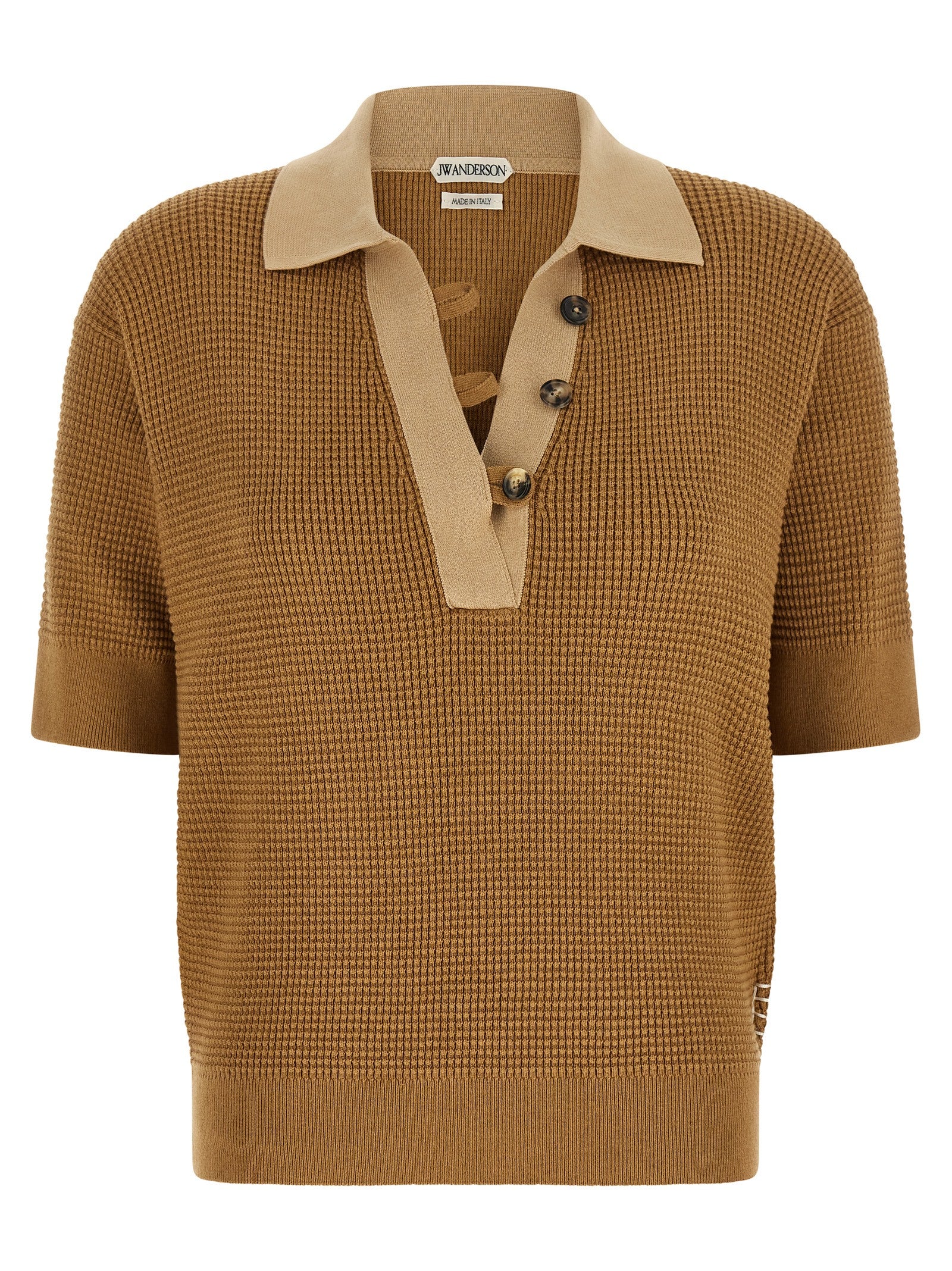 J.W.Anderson Beige Cotton Polo Shirt