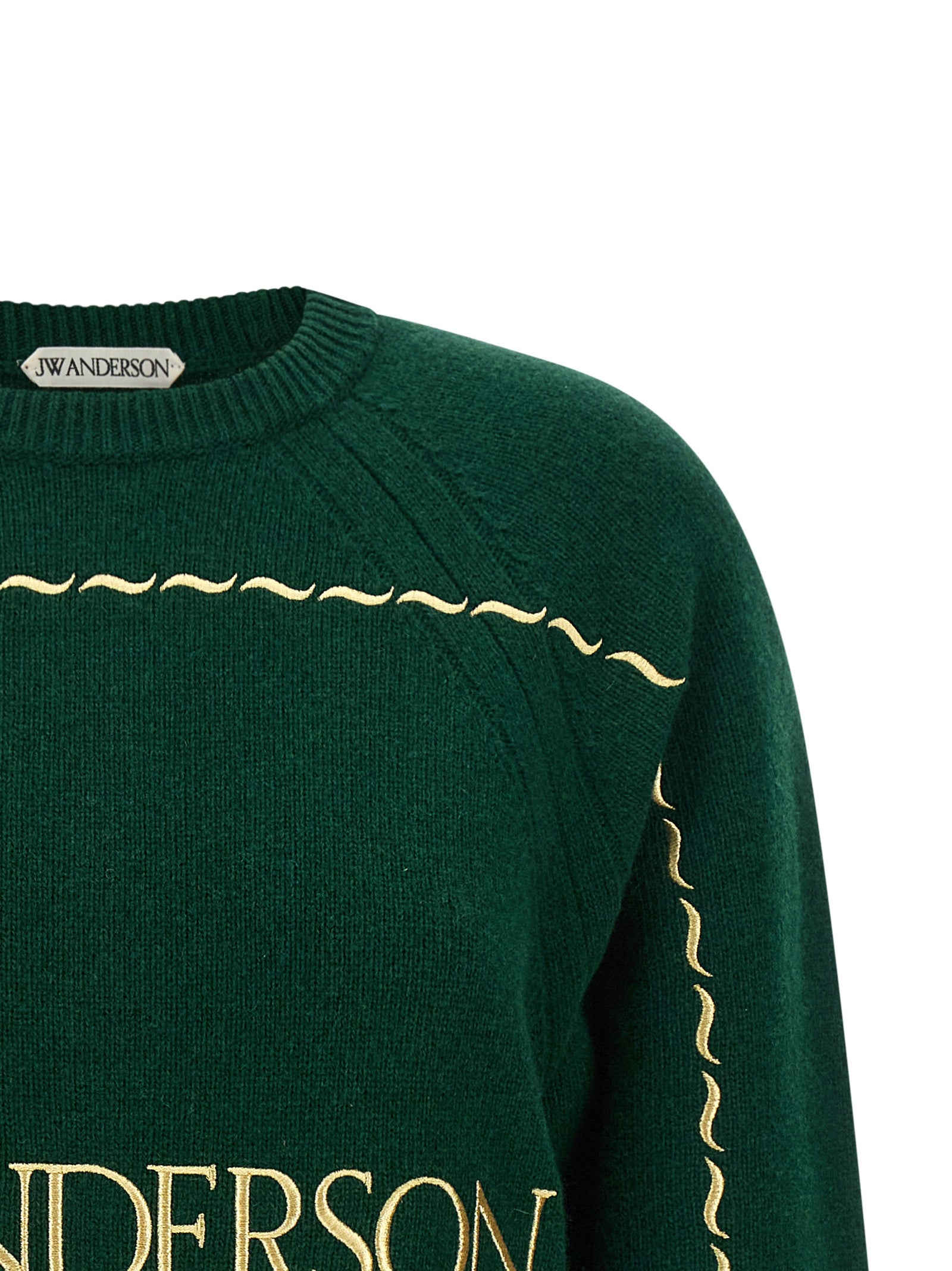 J.W.Anderson Bicolor Wool Cardigan