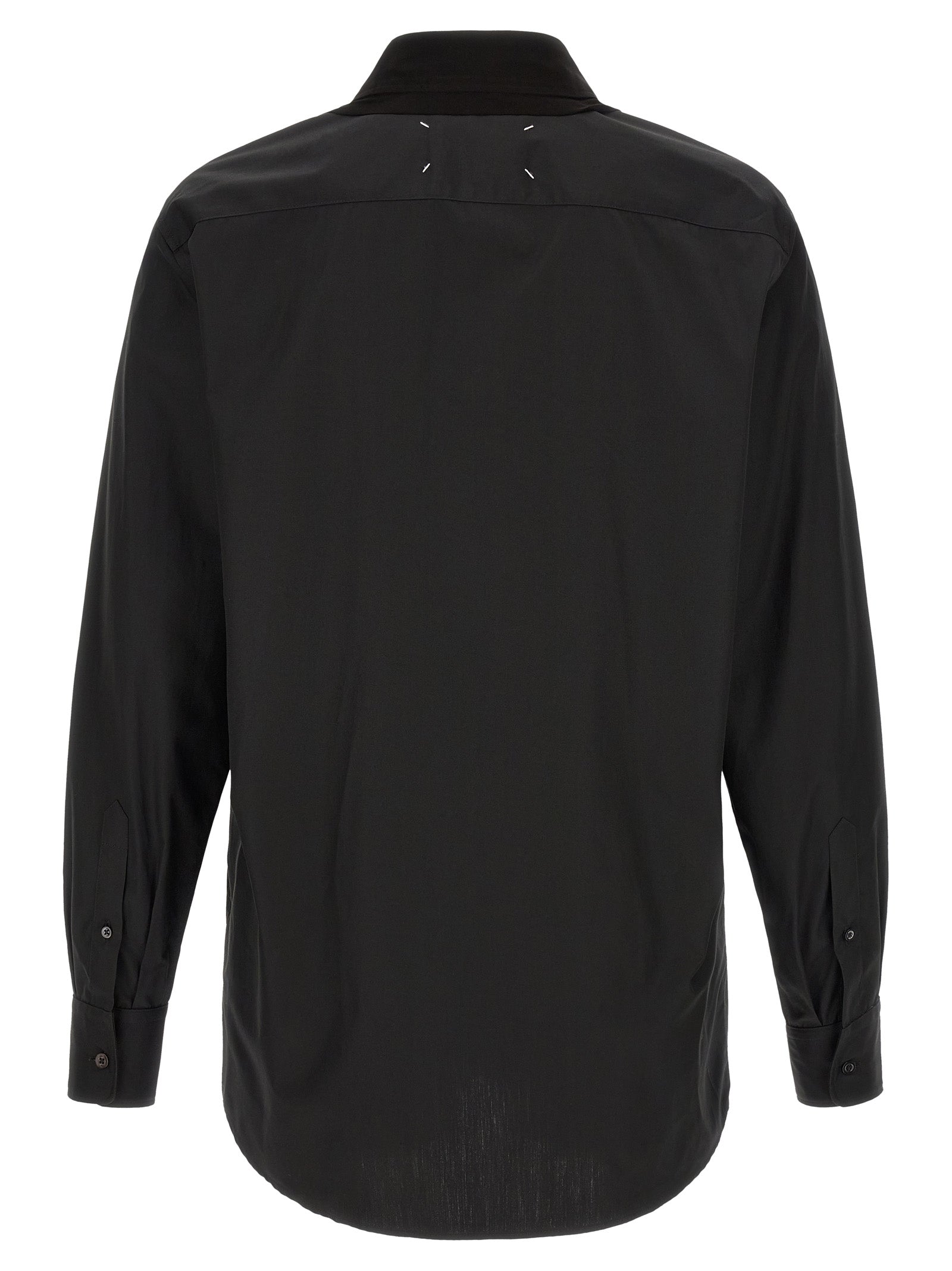 Maison Margiela Black Cotton Blouse