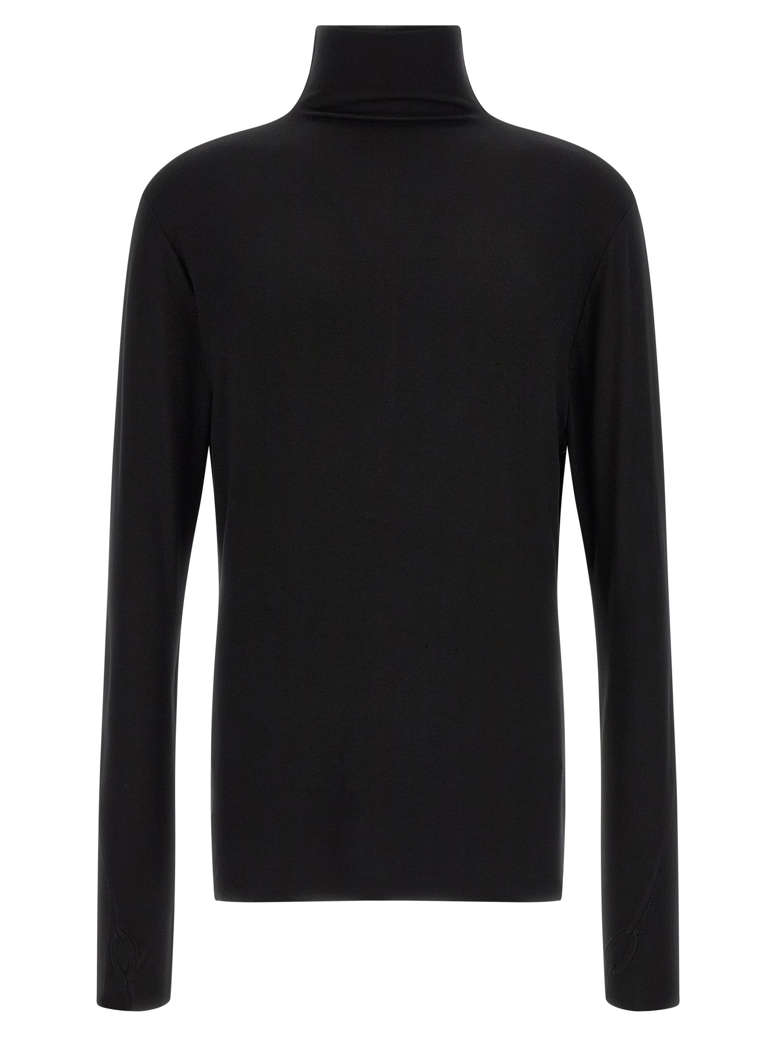 Thom Krom Black Viscose Cardigan