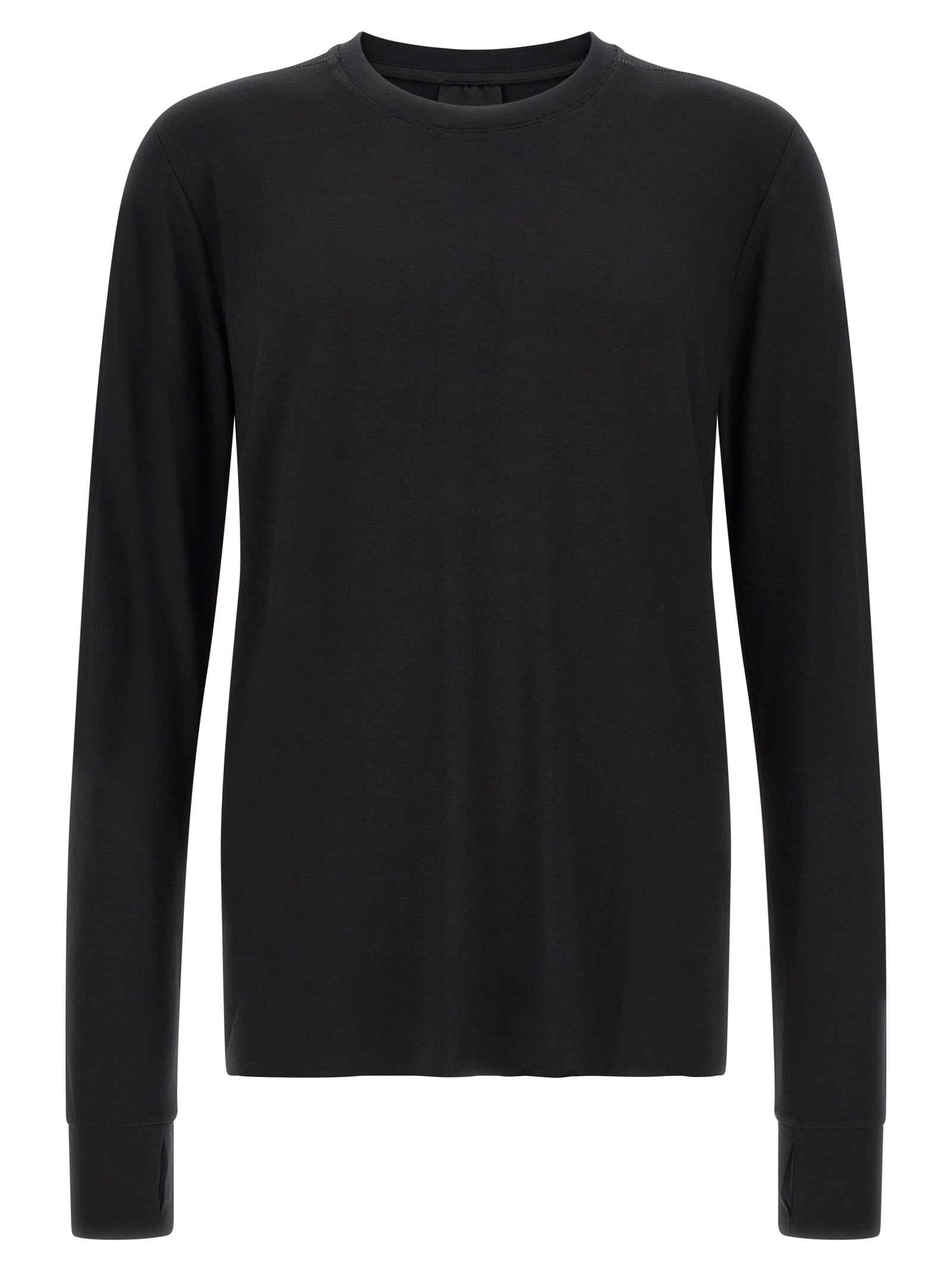 Thom Krom Black Viscose T-Shirt