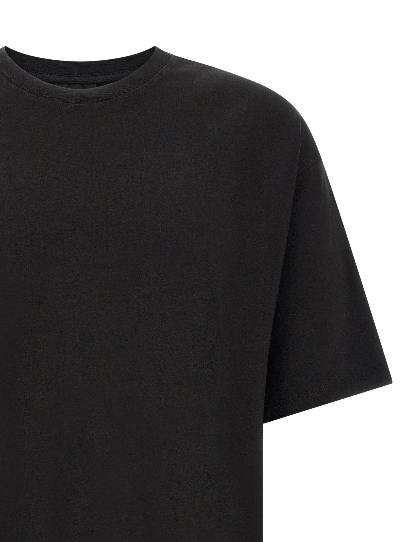 Thom Krom Black Cotton T-Shirt