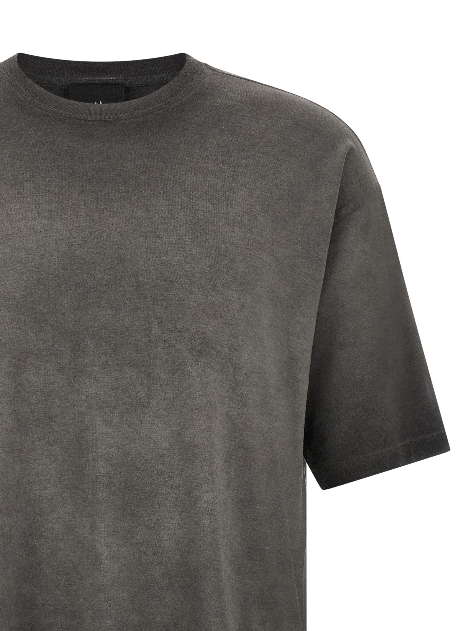 Thom Krom Gray Cotton T-Shirt