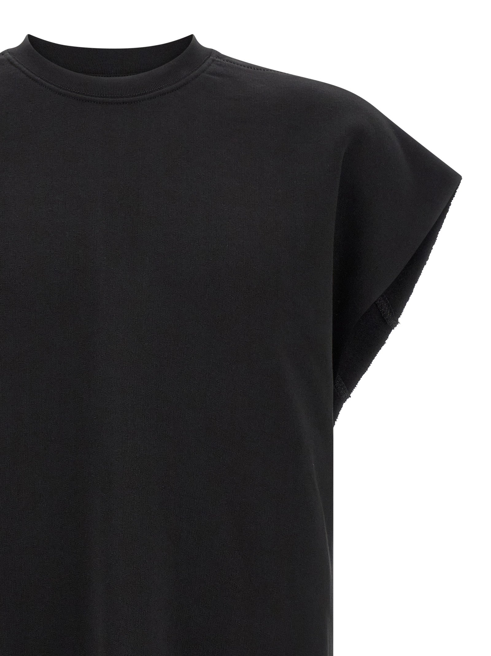 Thom Krom Black Cotton Sweatshirt