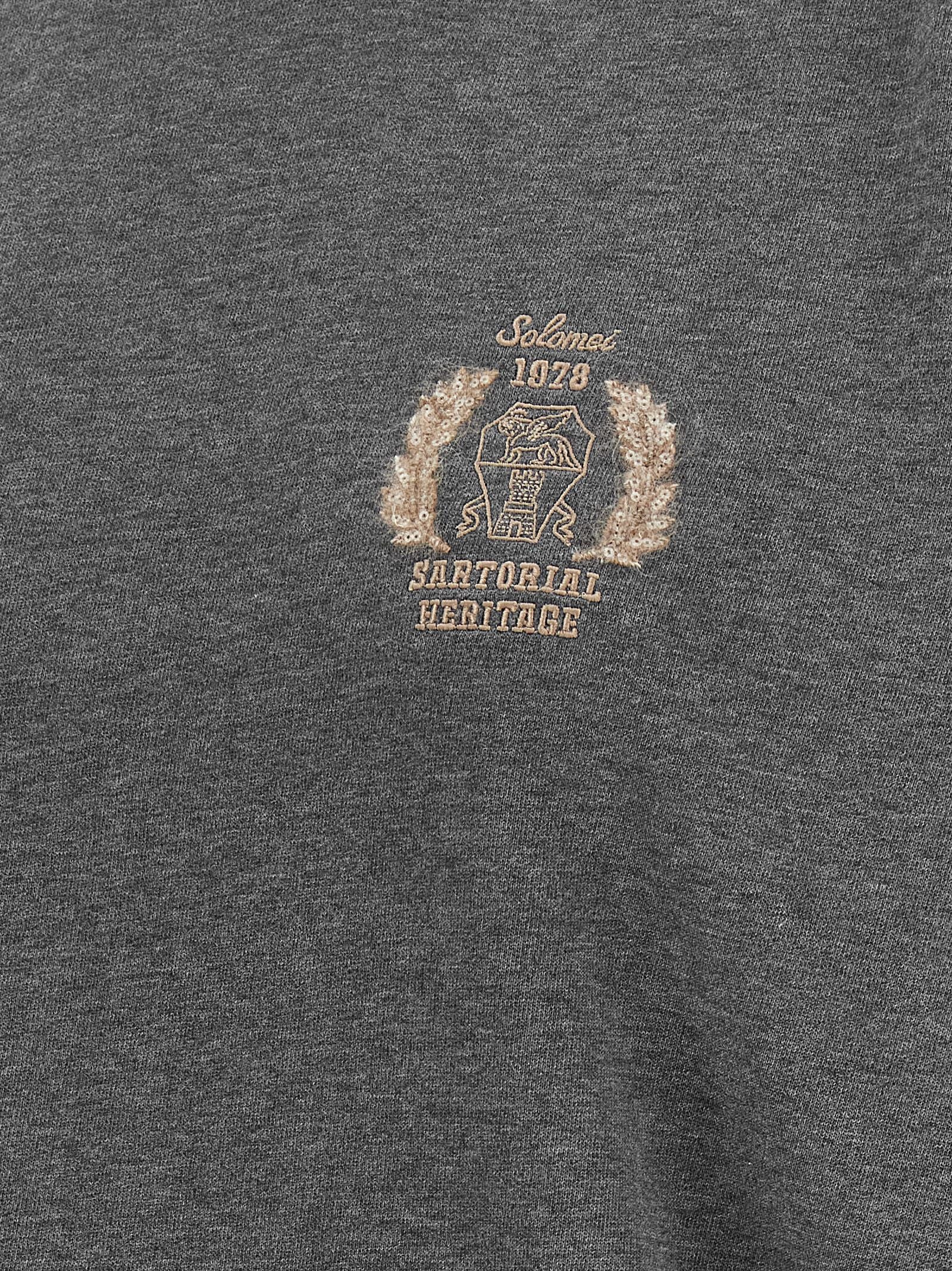 Brunello Cucinelli Gray Cotton Sweatshirt