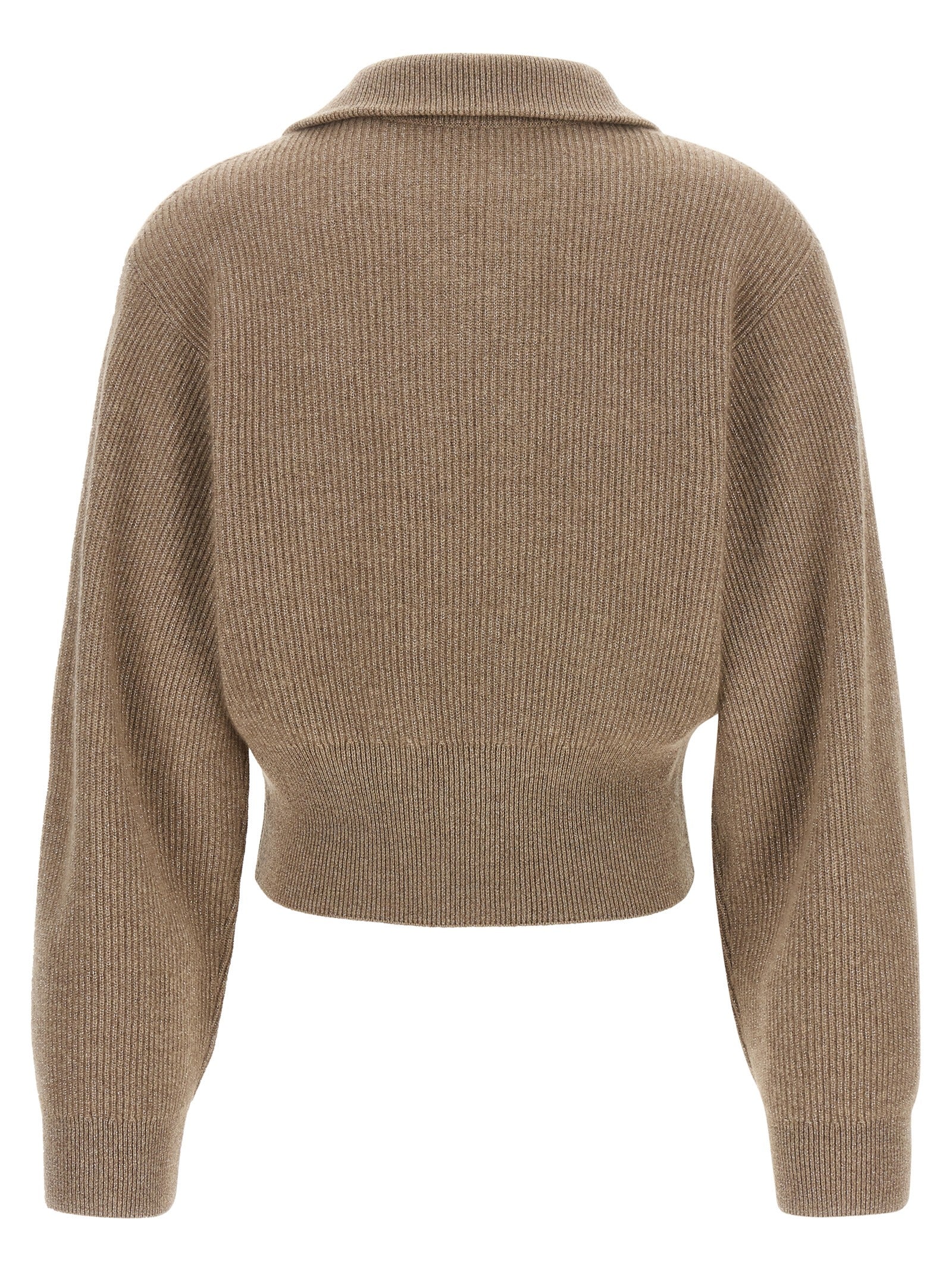 Brunello Cucinelli Brown Cashmere Cardigan