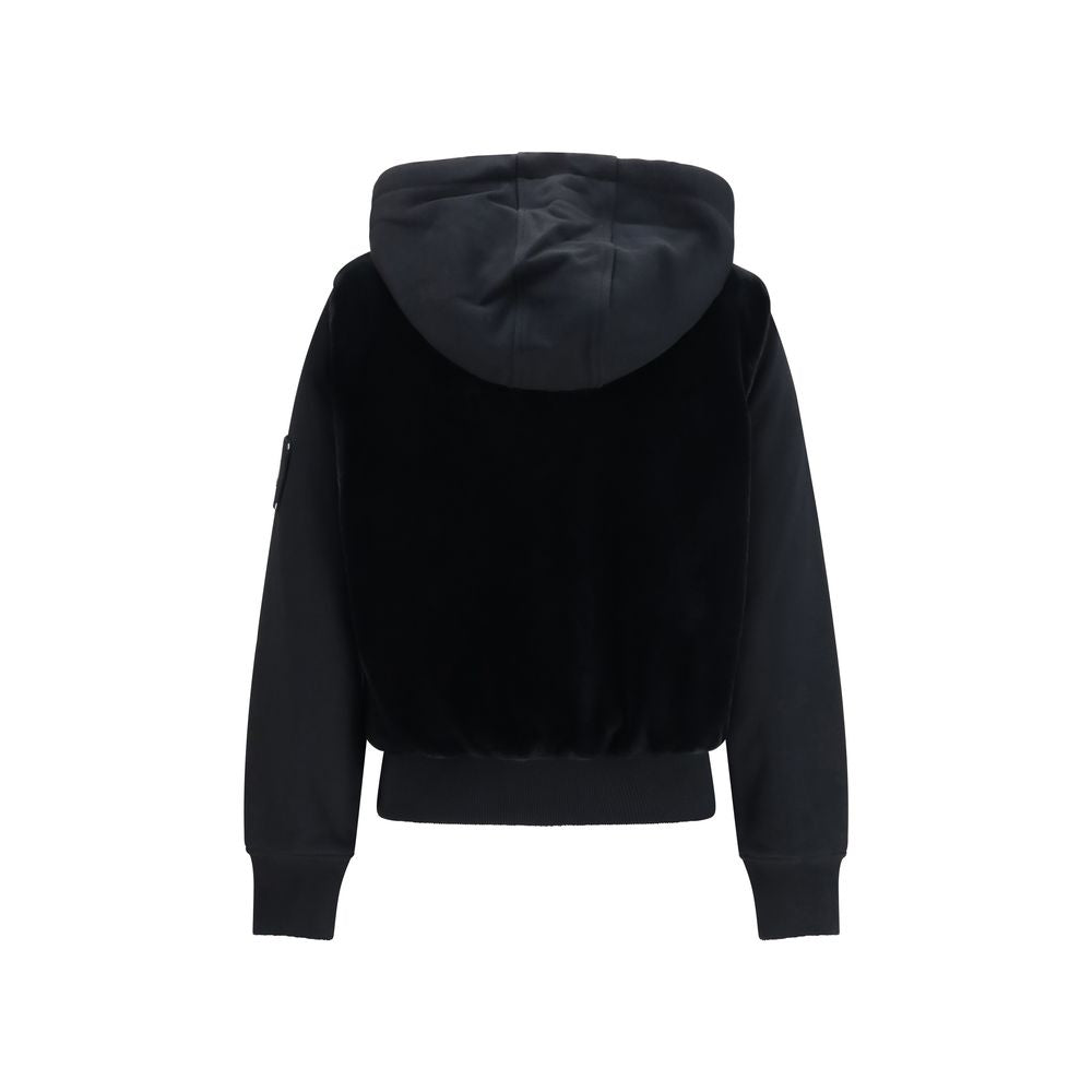 Moose Knuckles Black Cotton Sweatshirt