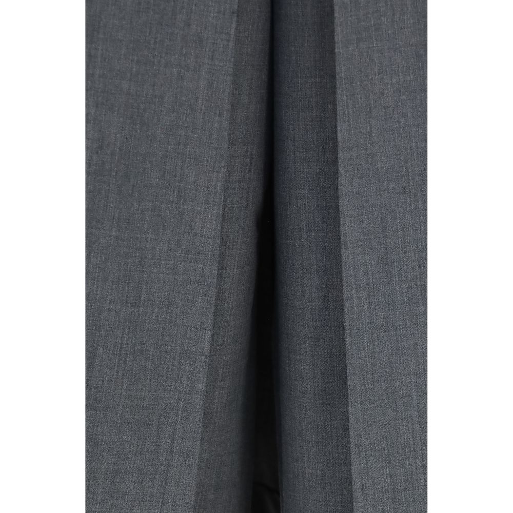 The Latest Gray Polyester Dress Pants