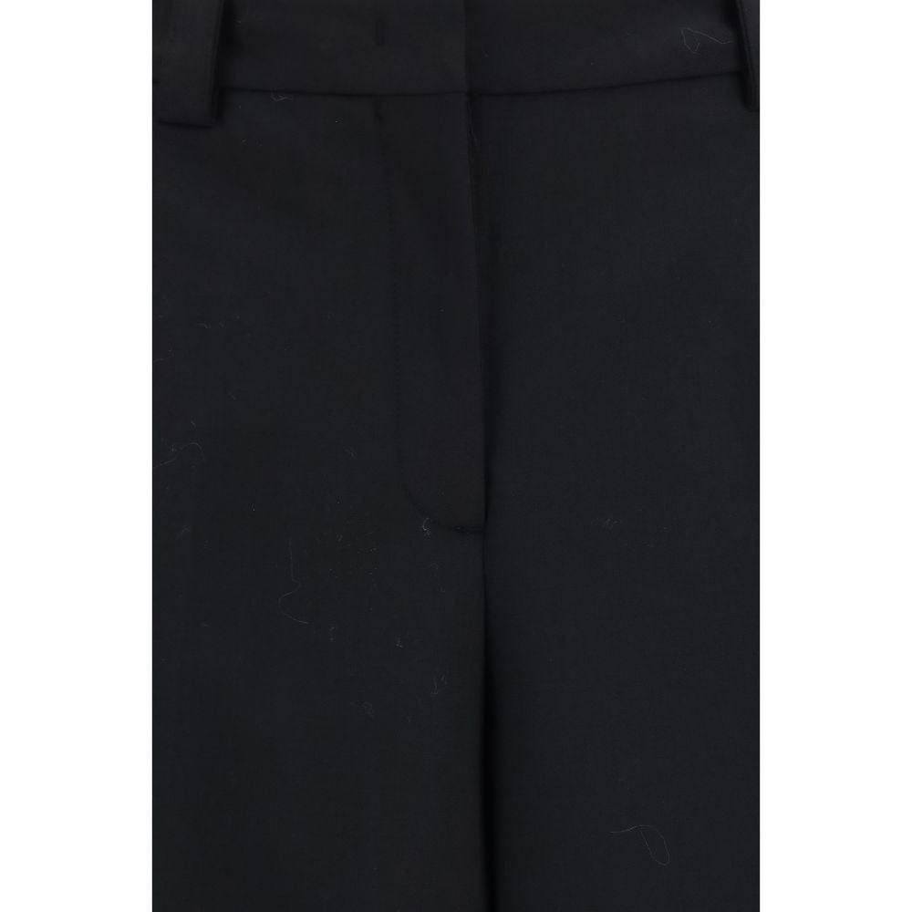 The Latest Black Polyester Casual Pants