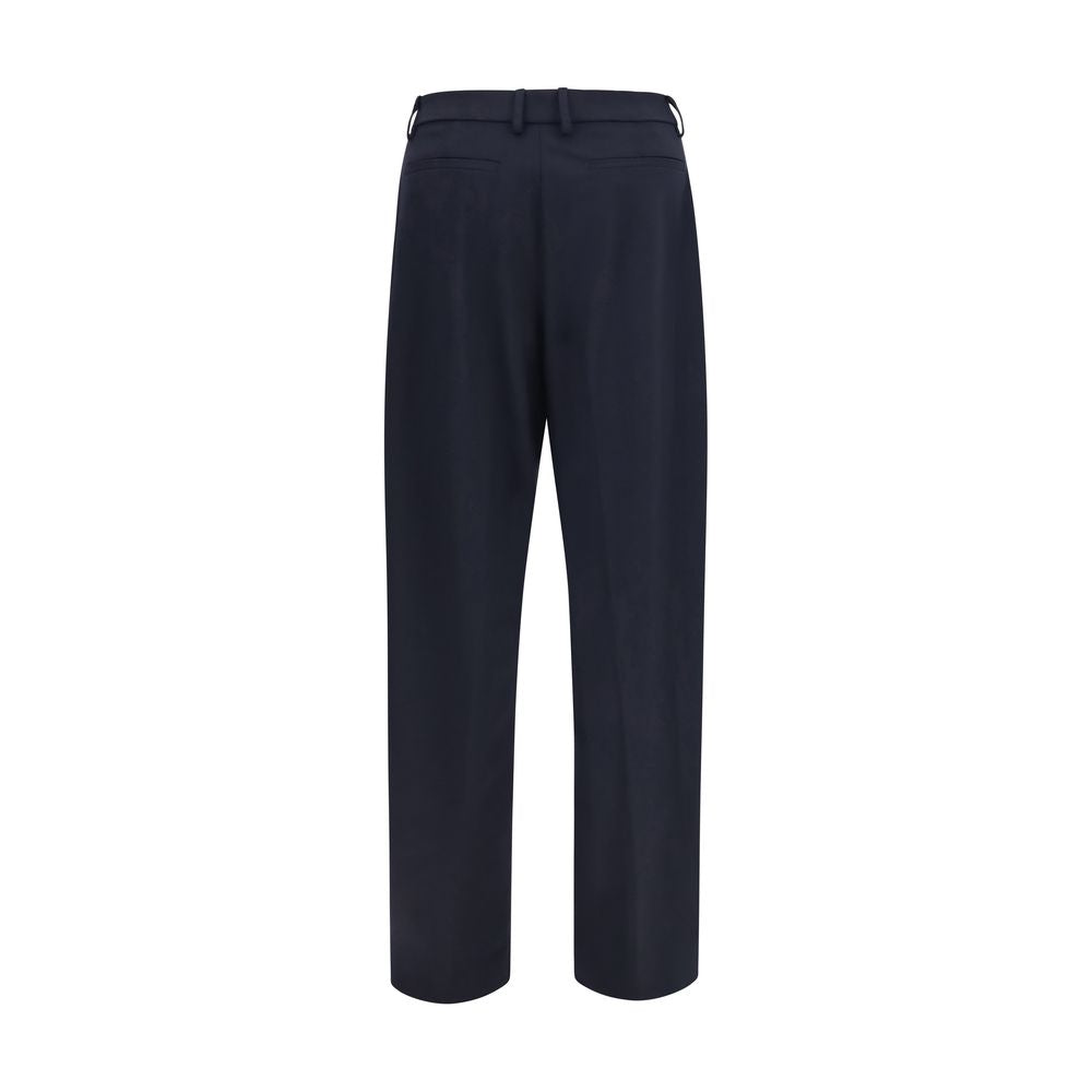 The Latest Blue Polyester Dress Pants