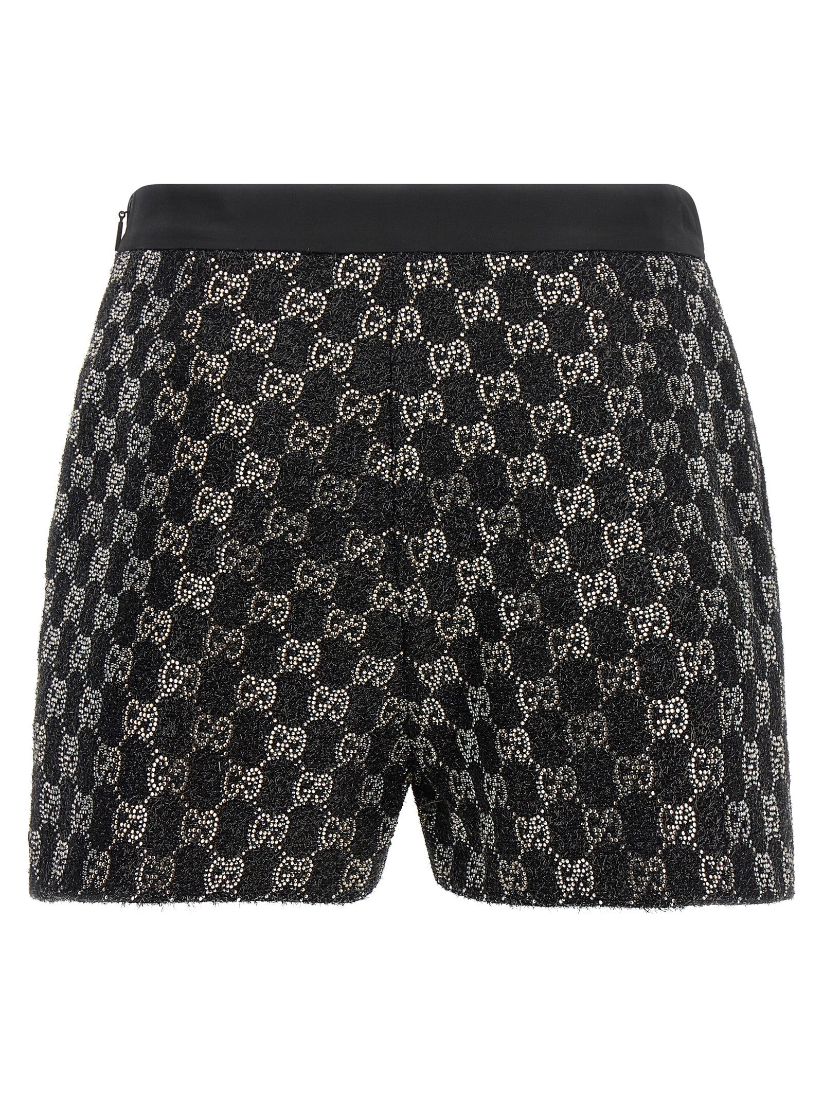 Gucci Black Viscose Short And Mini Shorts