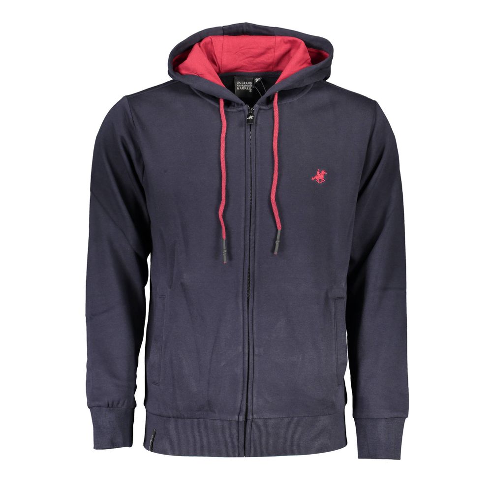 U.S. Grand Polo Blue Cotton Men Sweatshirt