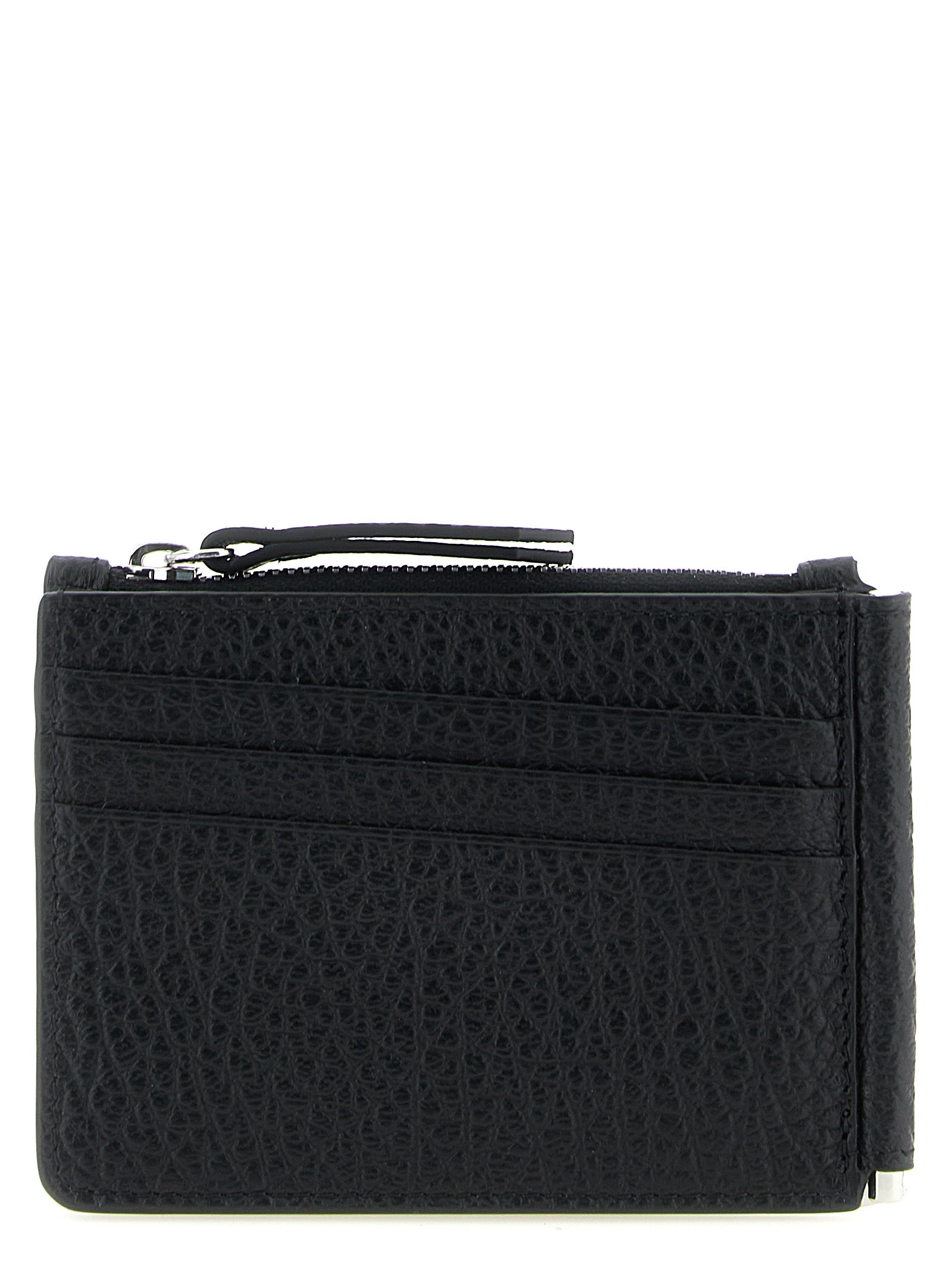 Maison Margiela Black Calfskin Leather Wallet