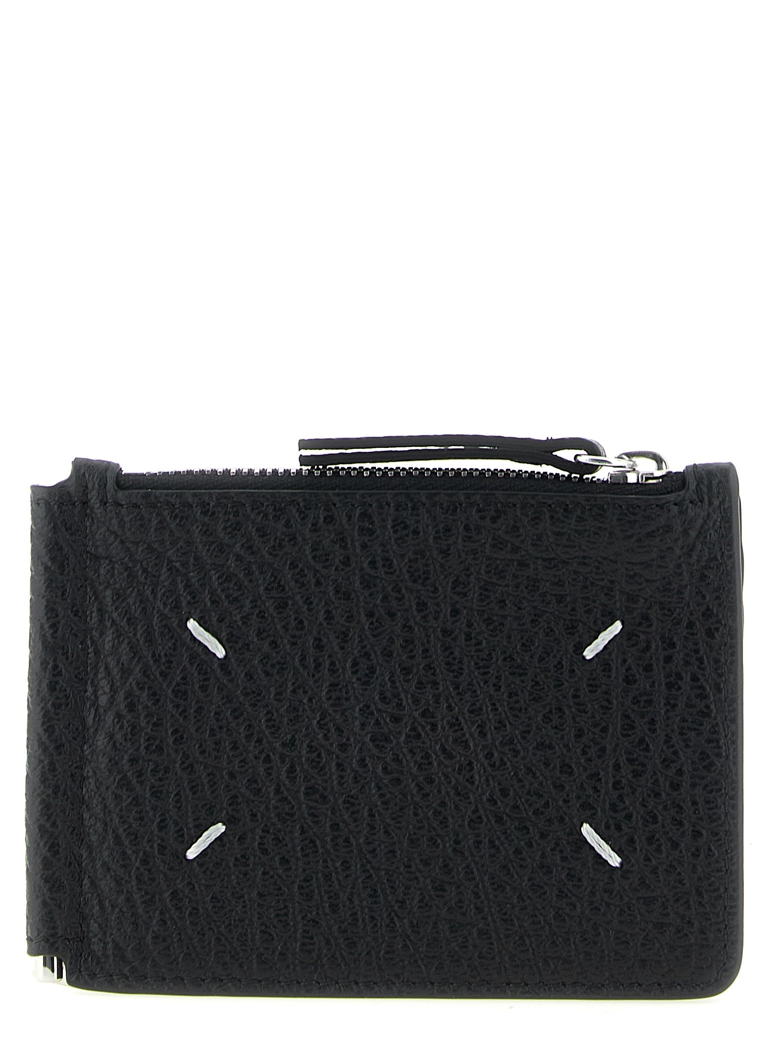 Maison Margiela Black Calfskin Leather Wallet