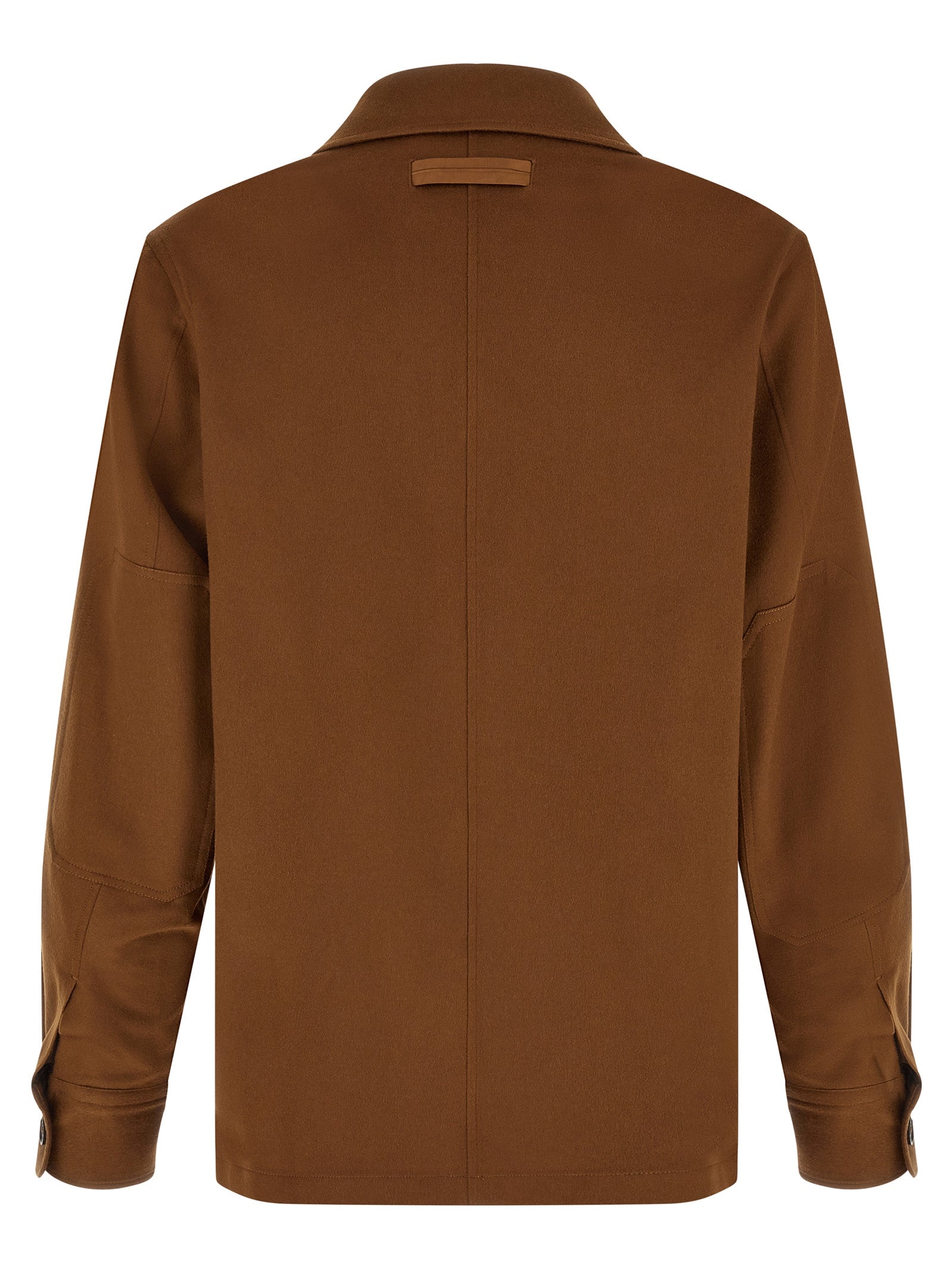 ZEGNA Brown Cashmere Blouse