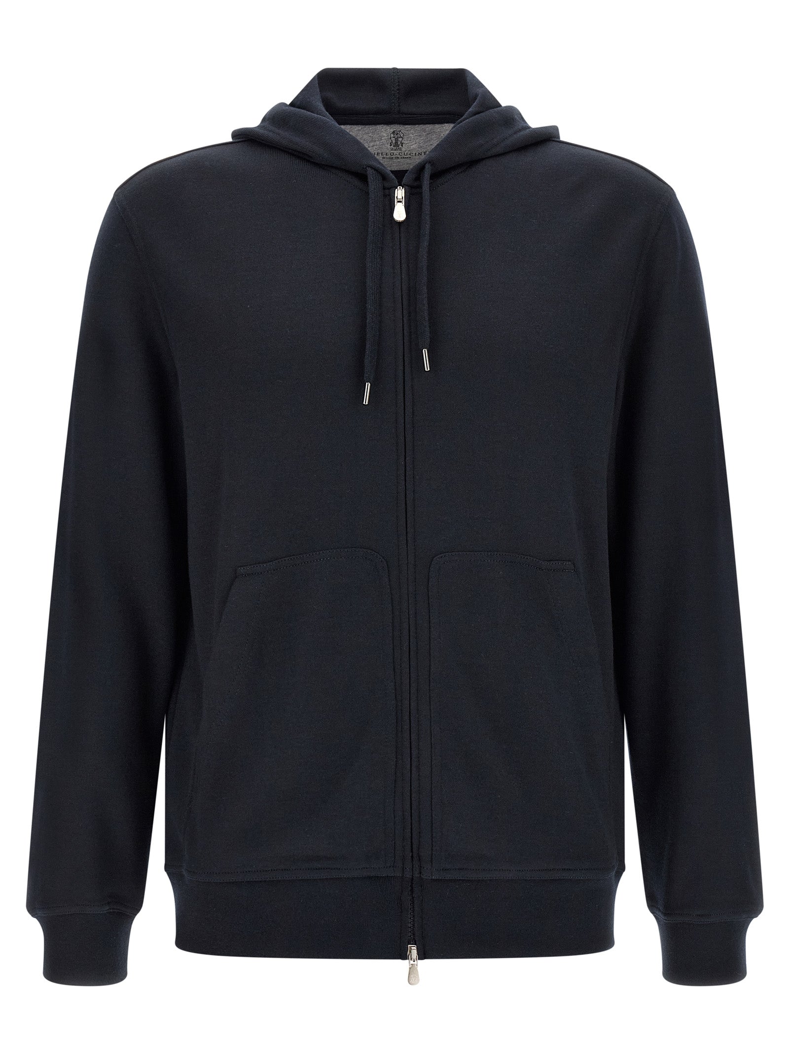 Brunello Cucinelli Blue Cashmere Cardigan